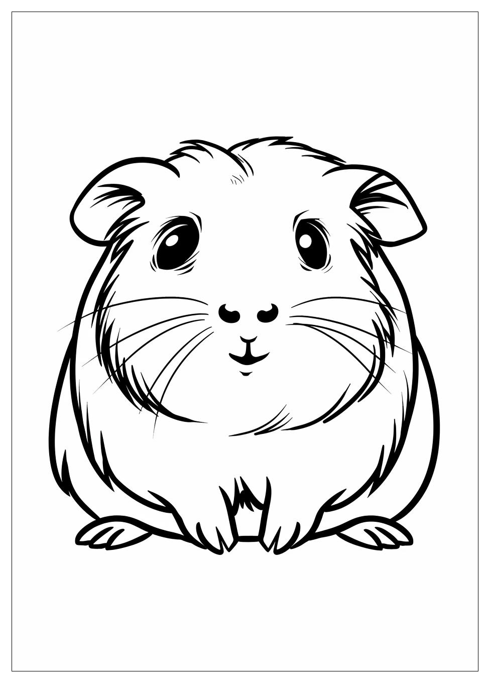 Guinea Pig Coloring Pages-8