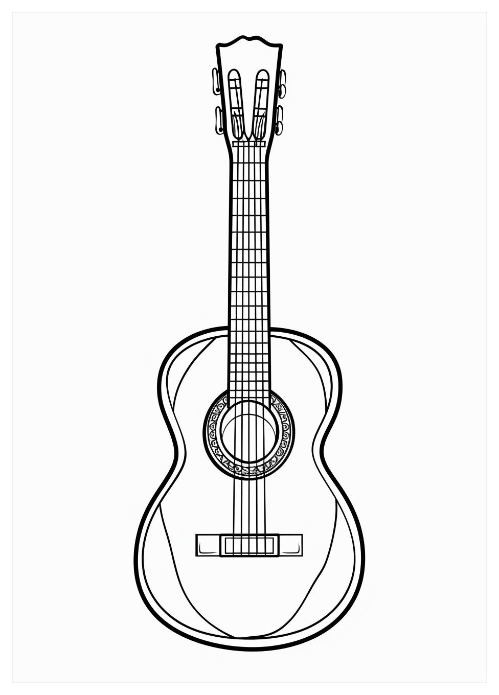 Guitar Coloring Pages-12