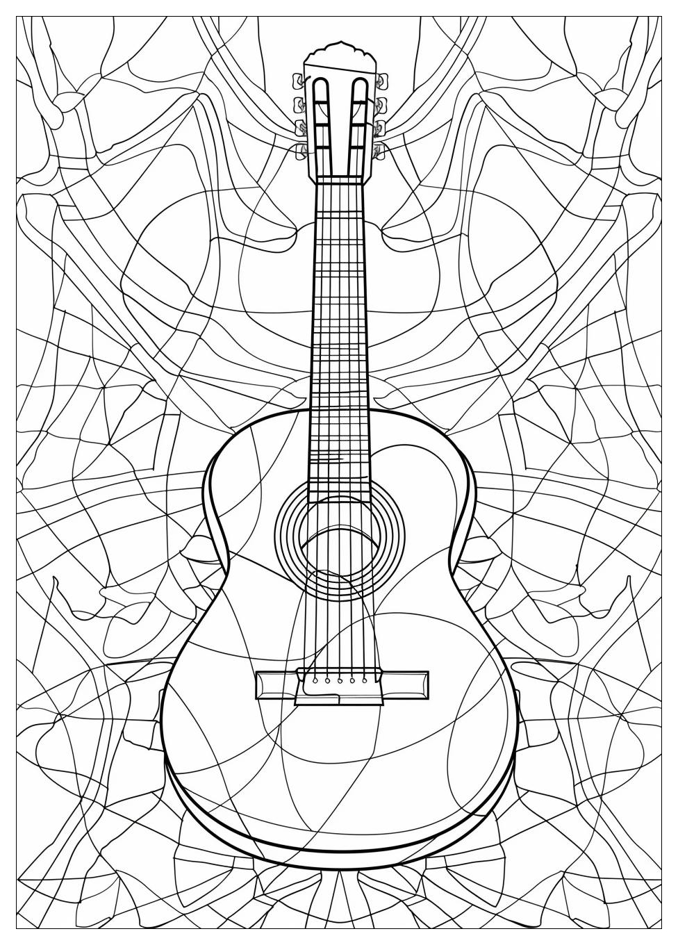 Guitar Coloring Pages-8
