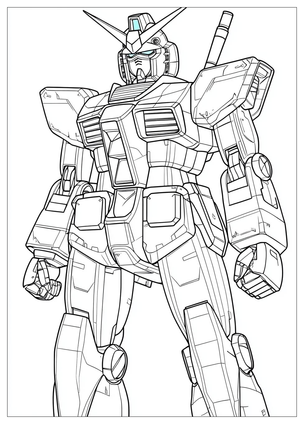 Gundam Coloring Pages-10