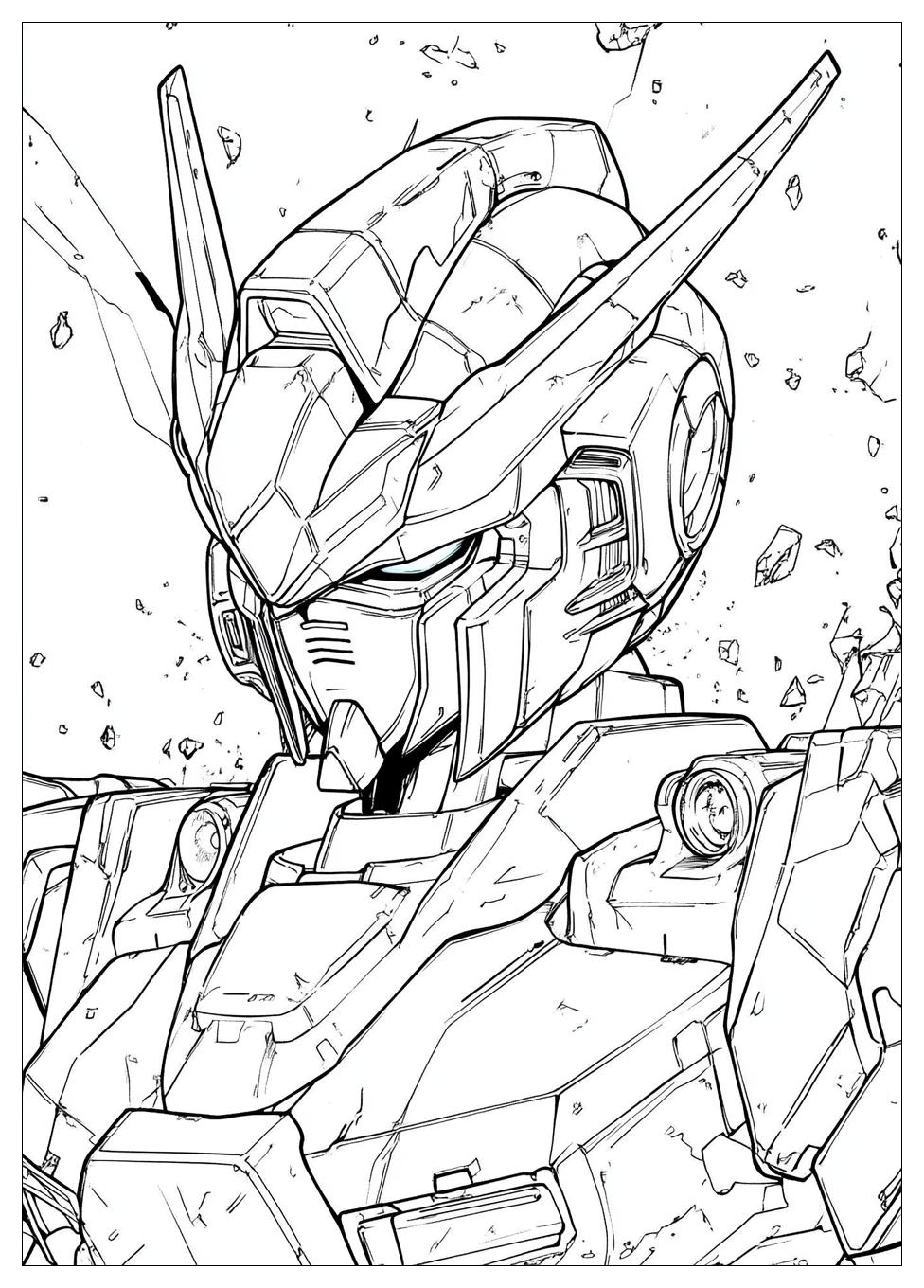 Gundam Coloring Pages-13