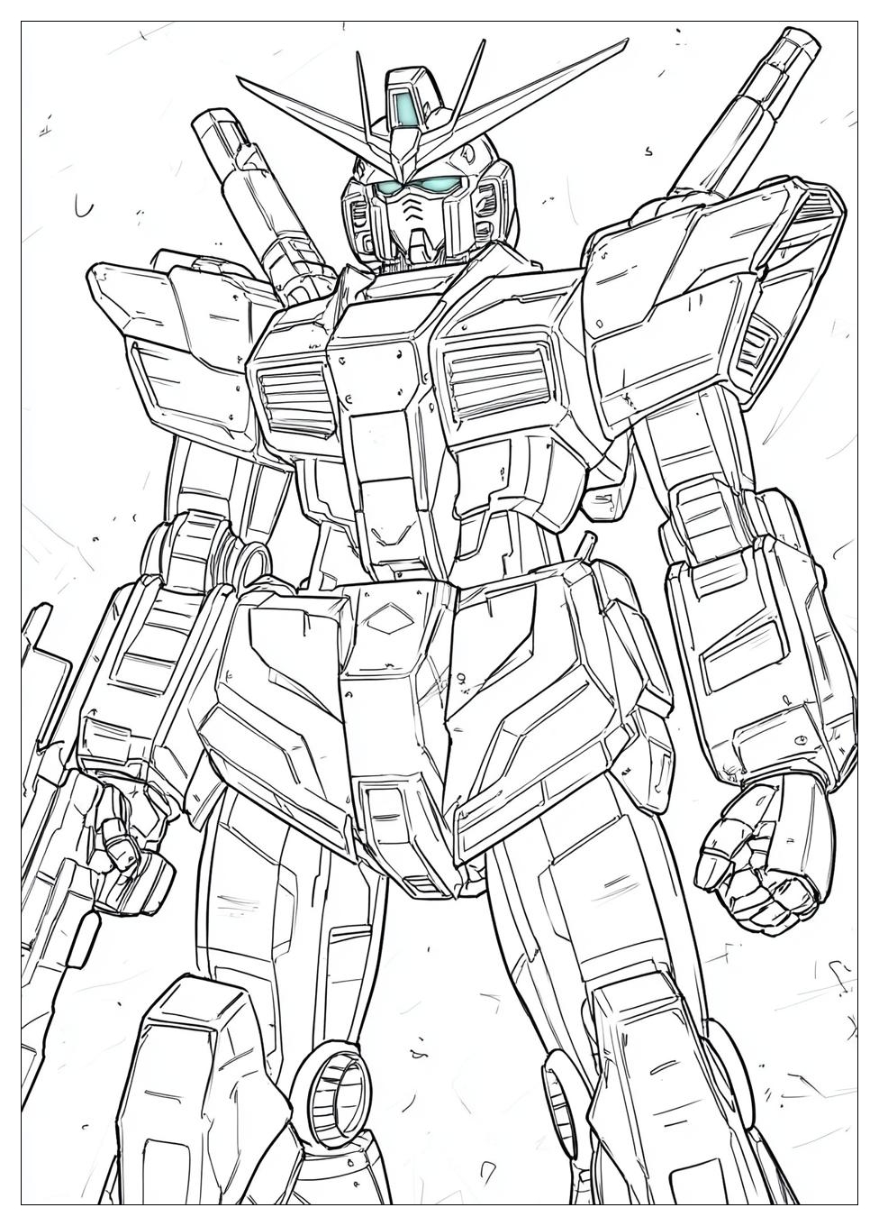 Gundam Coloring Pages-14