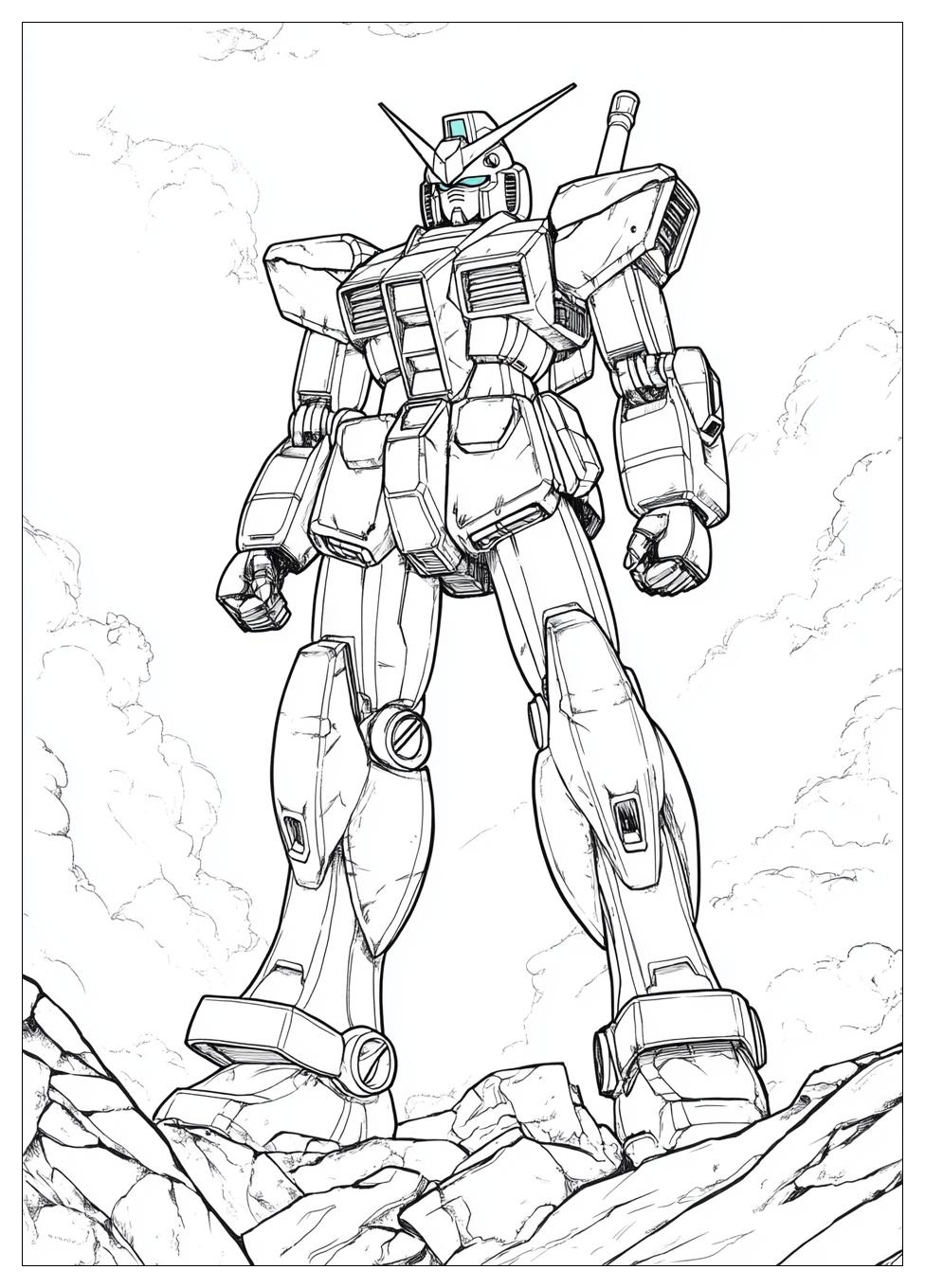 Gundam Coloring Pages-16