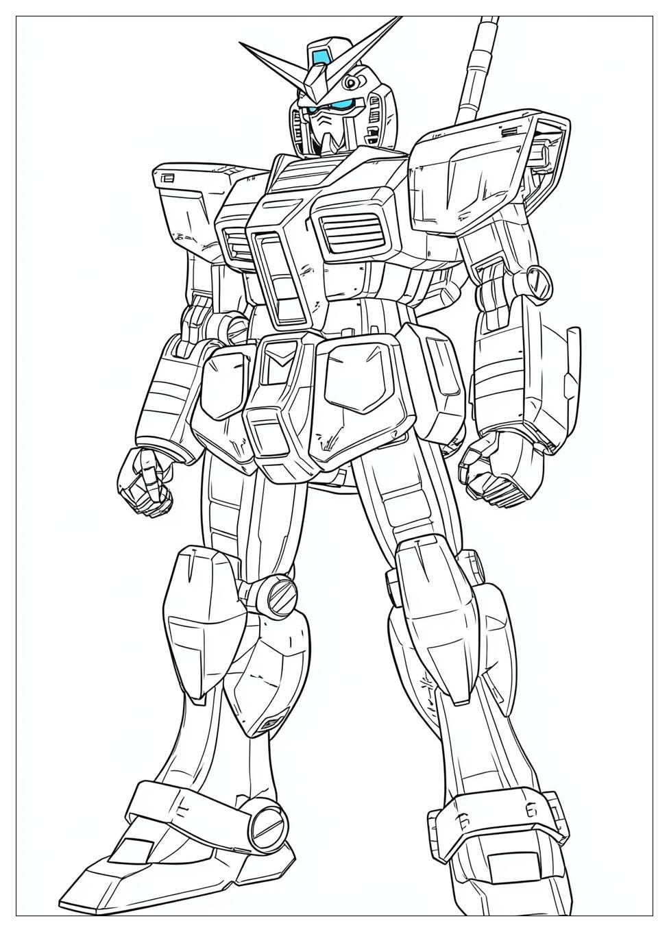 Gundam Coloring Pages-17
