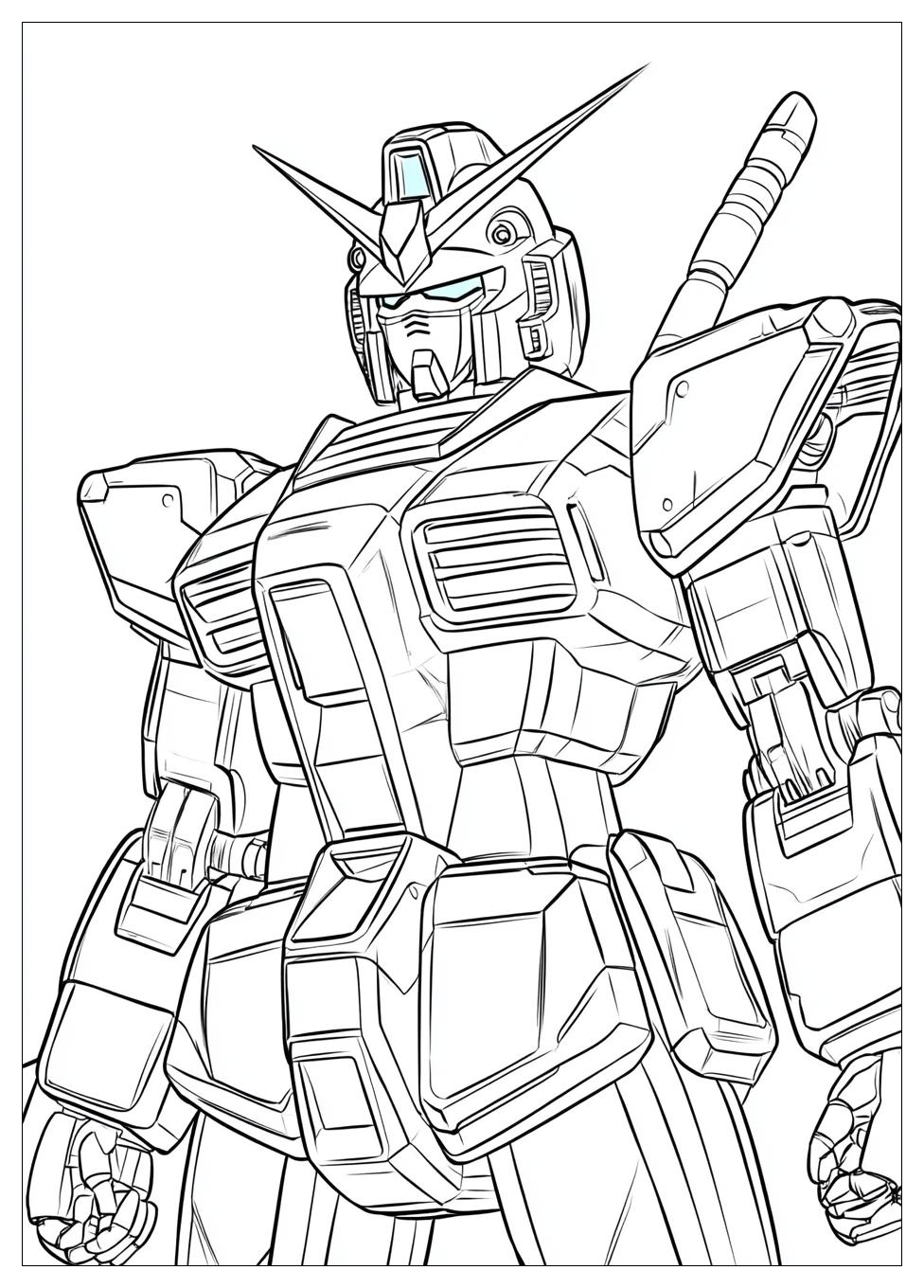 Gundam Coloring Pages-18