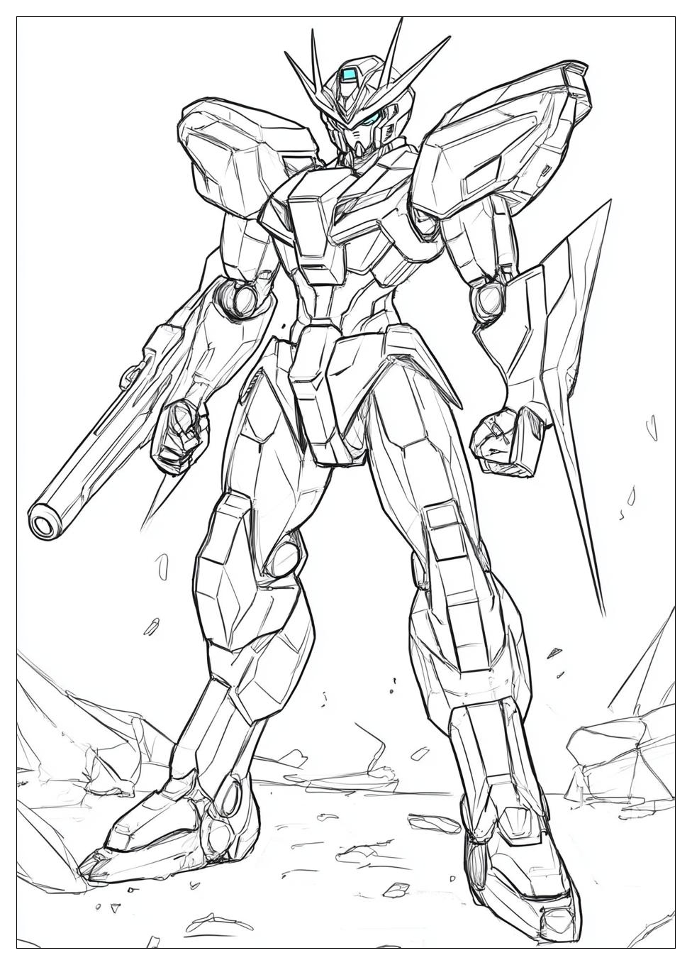 Gundam Coloring Pages-19