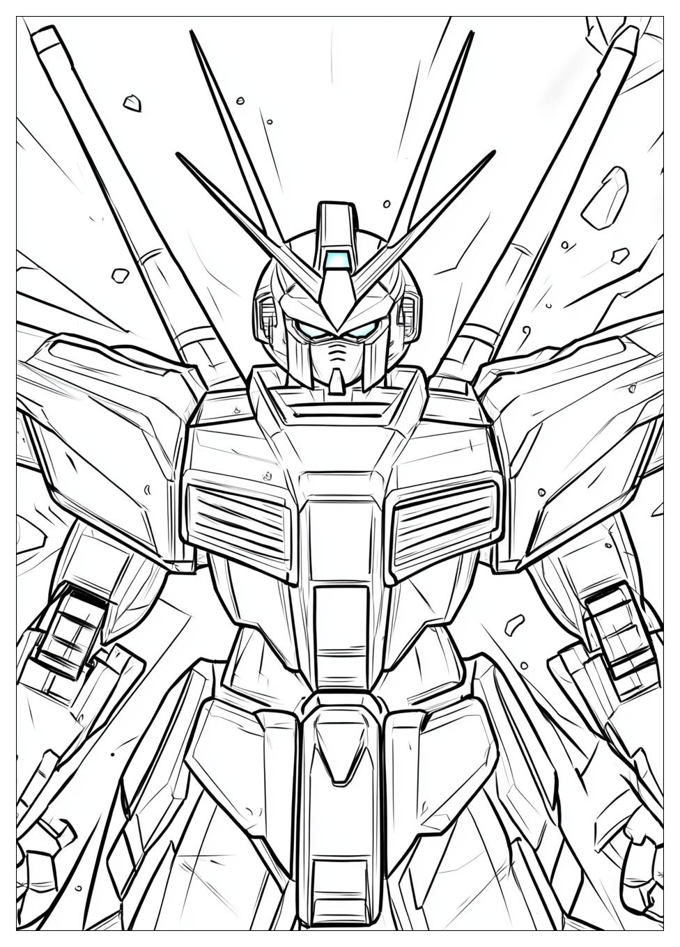 Gundam Coloring Pages-20