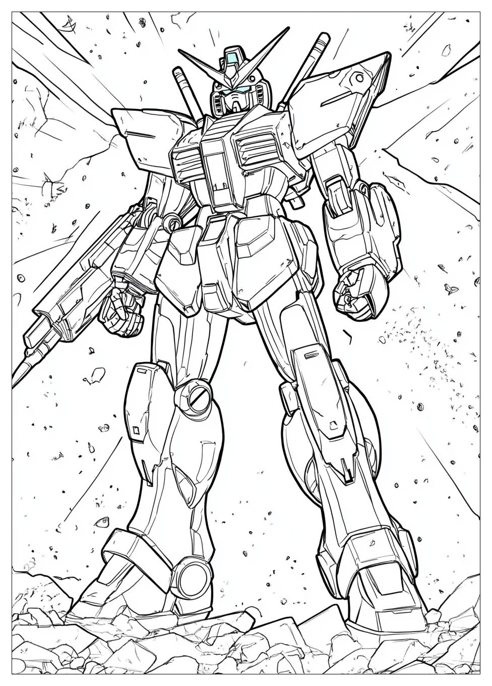 Gundam Coloring Pages-3