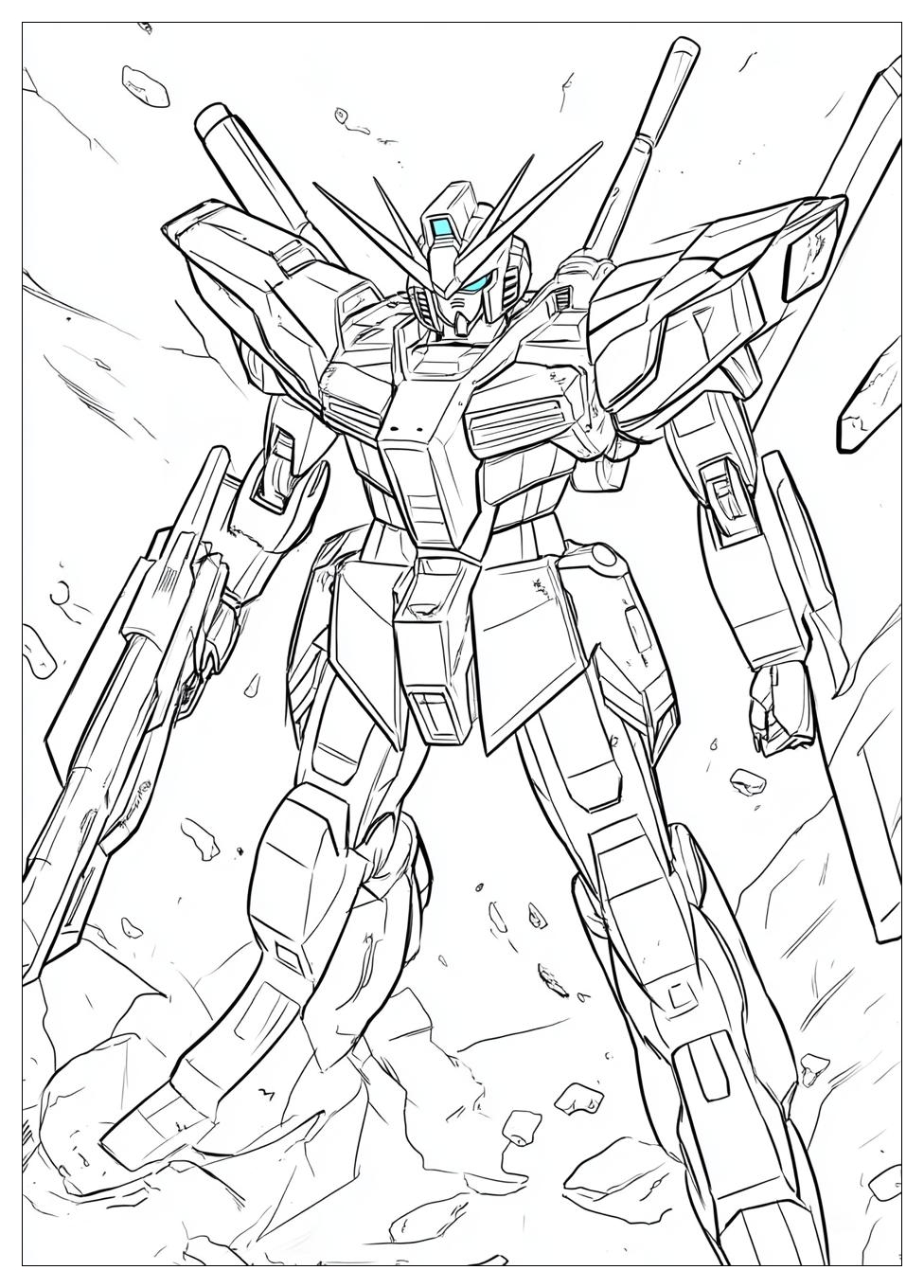 Gundam Coloring Pages-8