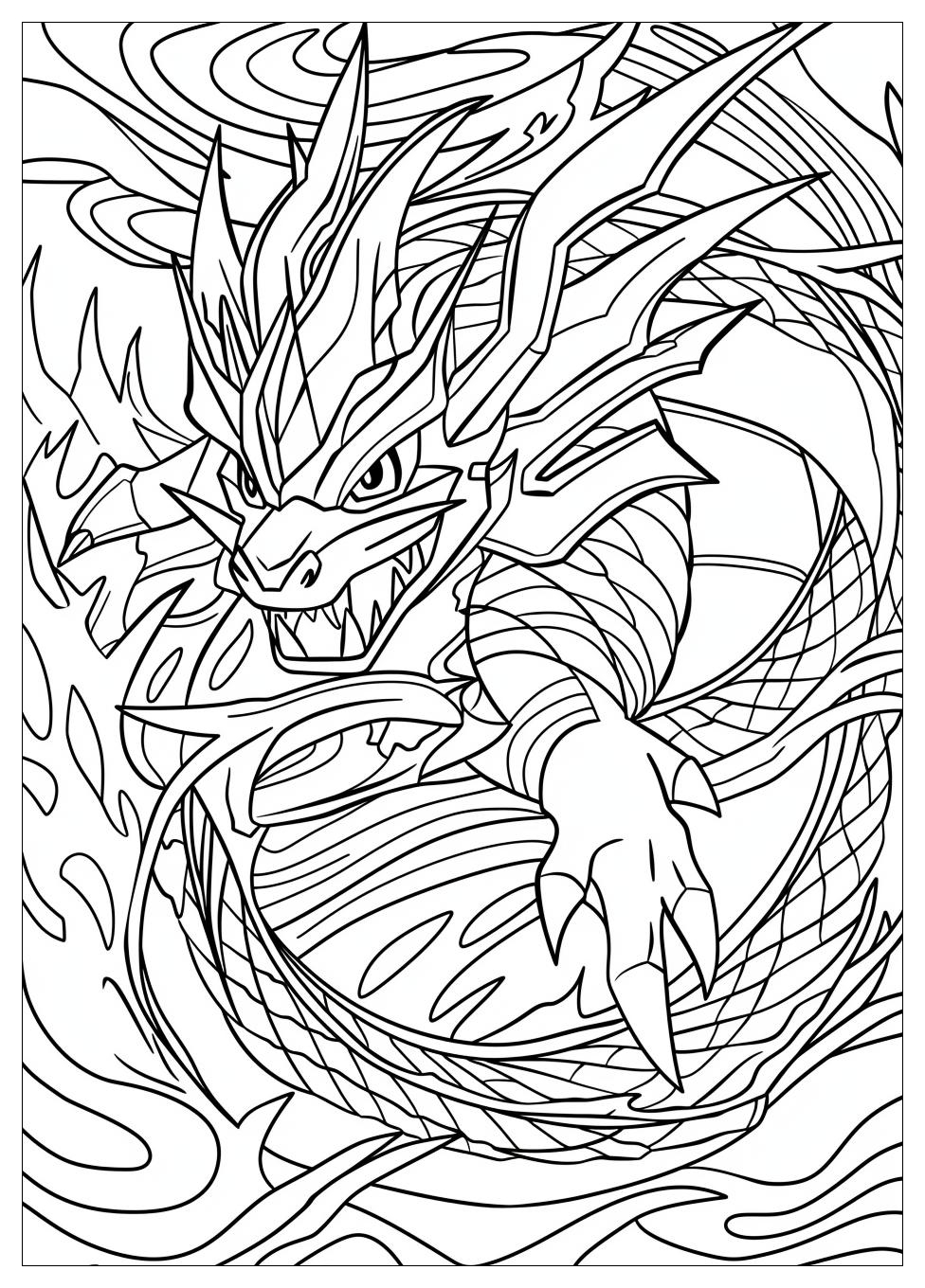 Gyarados Coloring Pages-1