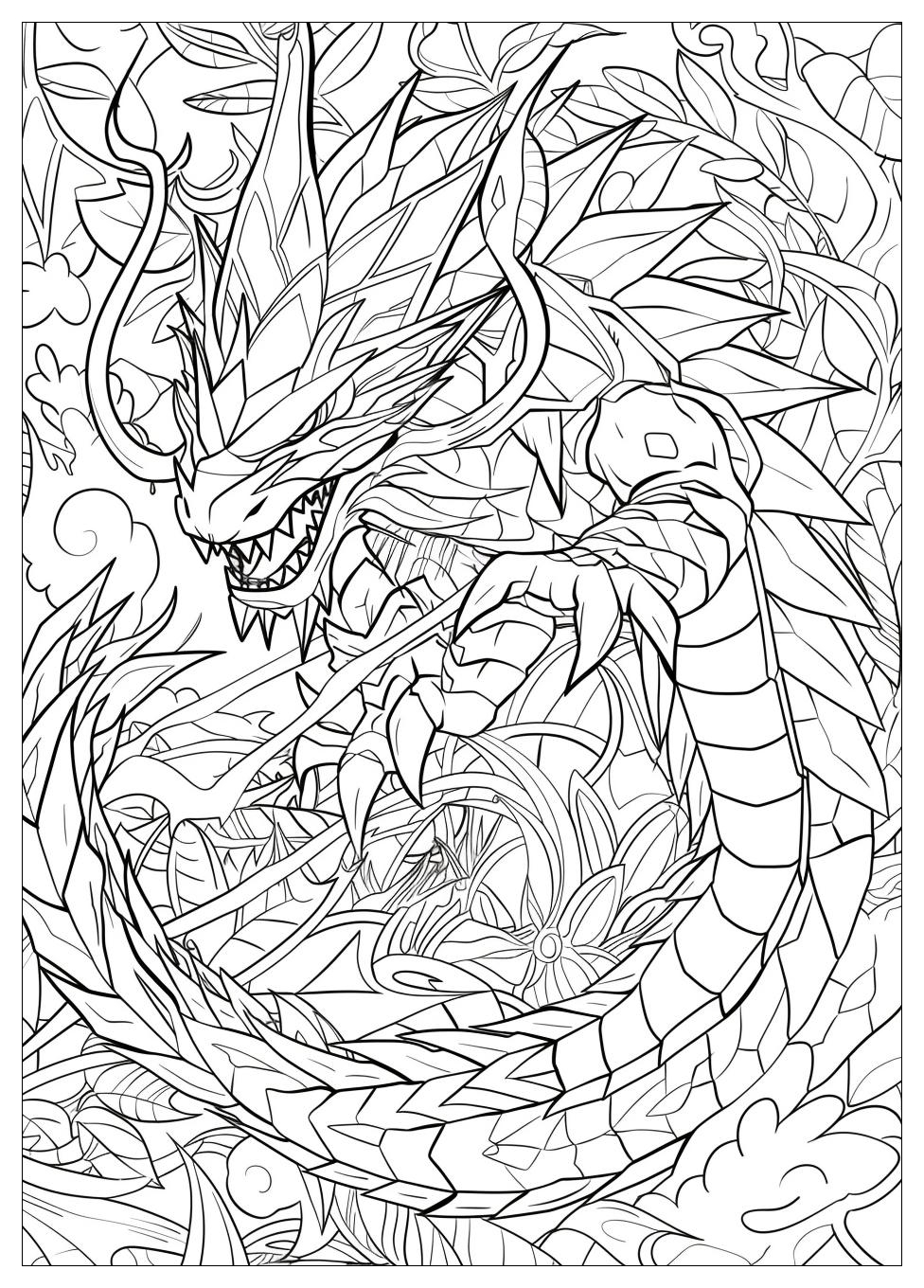 Gyarados Coloring Pages-16
