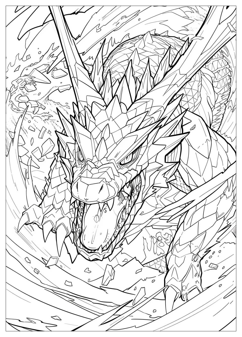 Gyarados Coloring Pages-20
