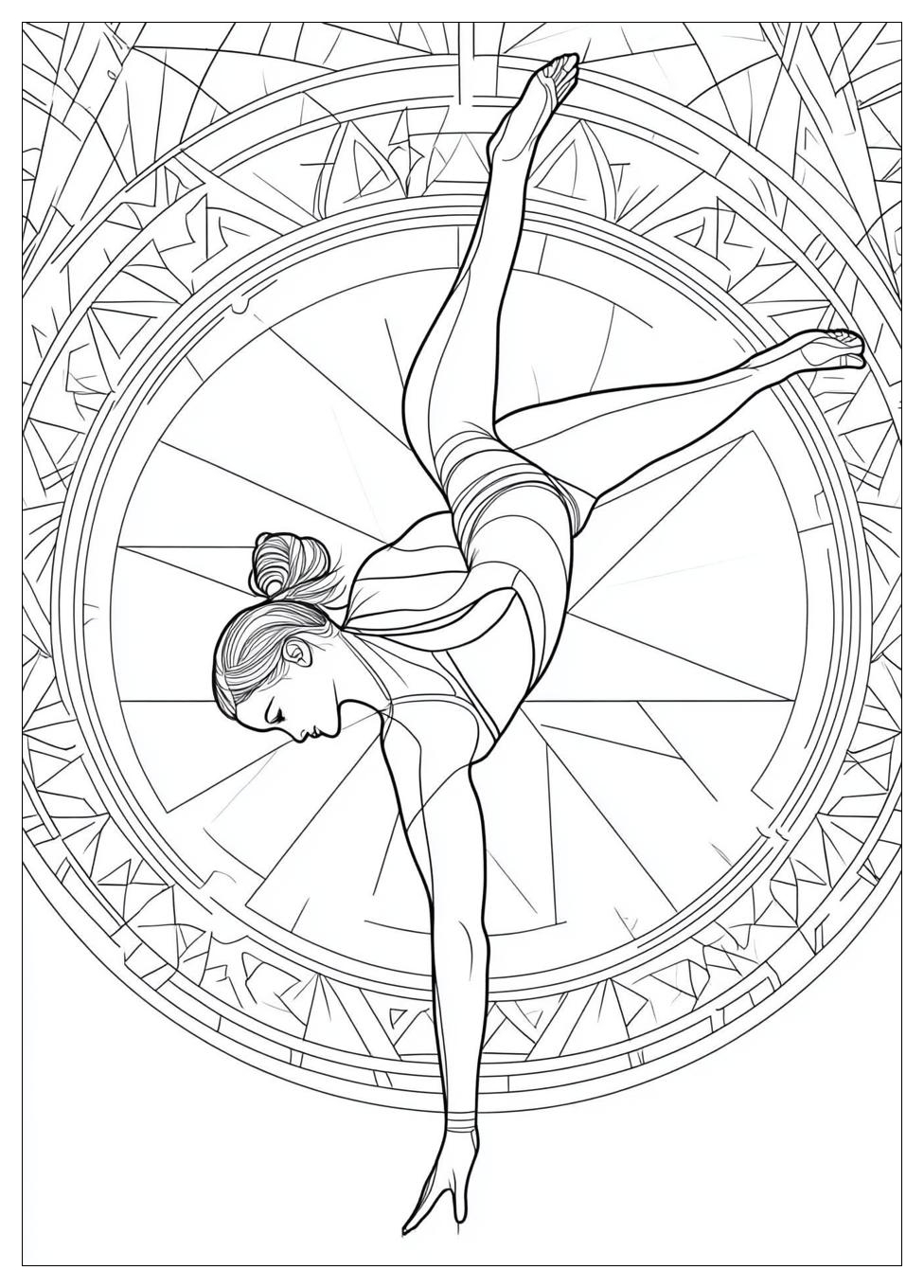 Free Printable Gymnastics Coloring Pages 10 Gymnastics Coloring Pages-10