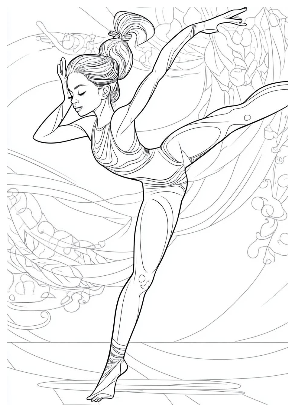 Free Printable Gymnastics Coloring Pages 11 Gymnastics Coloring Pages-11