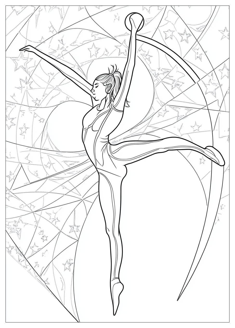 Free Printable Gymnastics Coloring Pages 14 Gymnastics Coloring Pages-14