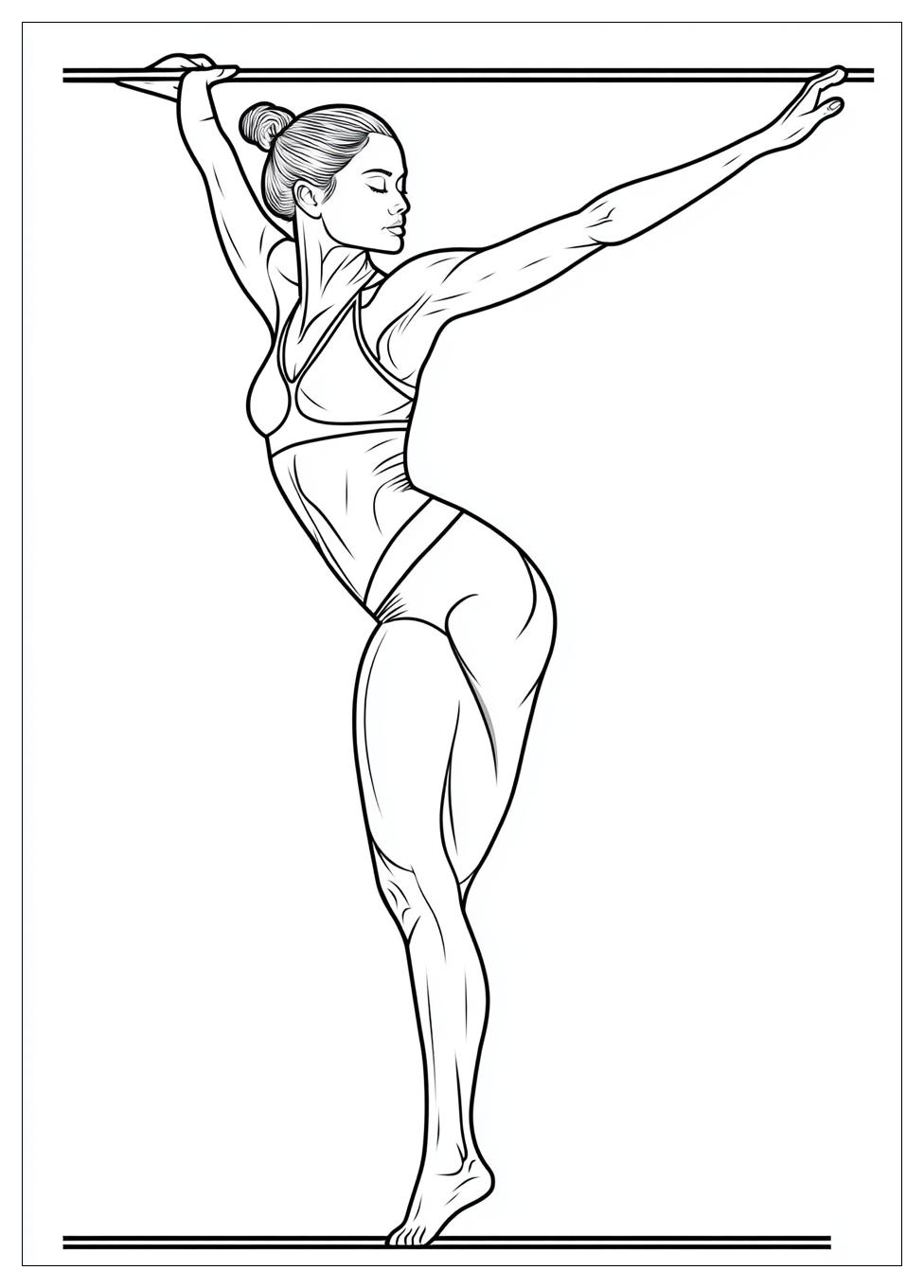 Free Printable Gymnastics Coloring Pages 15 Gymnastics Coloring Pages-15