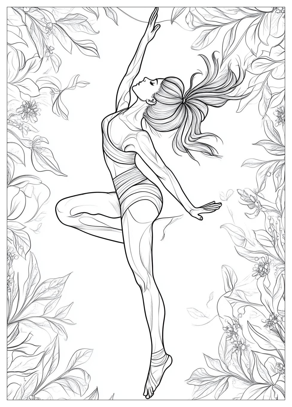 Free Printable Gymnastics Coloring Pages 16 Gymnastics Coloring Pages-16