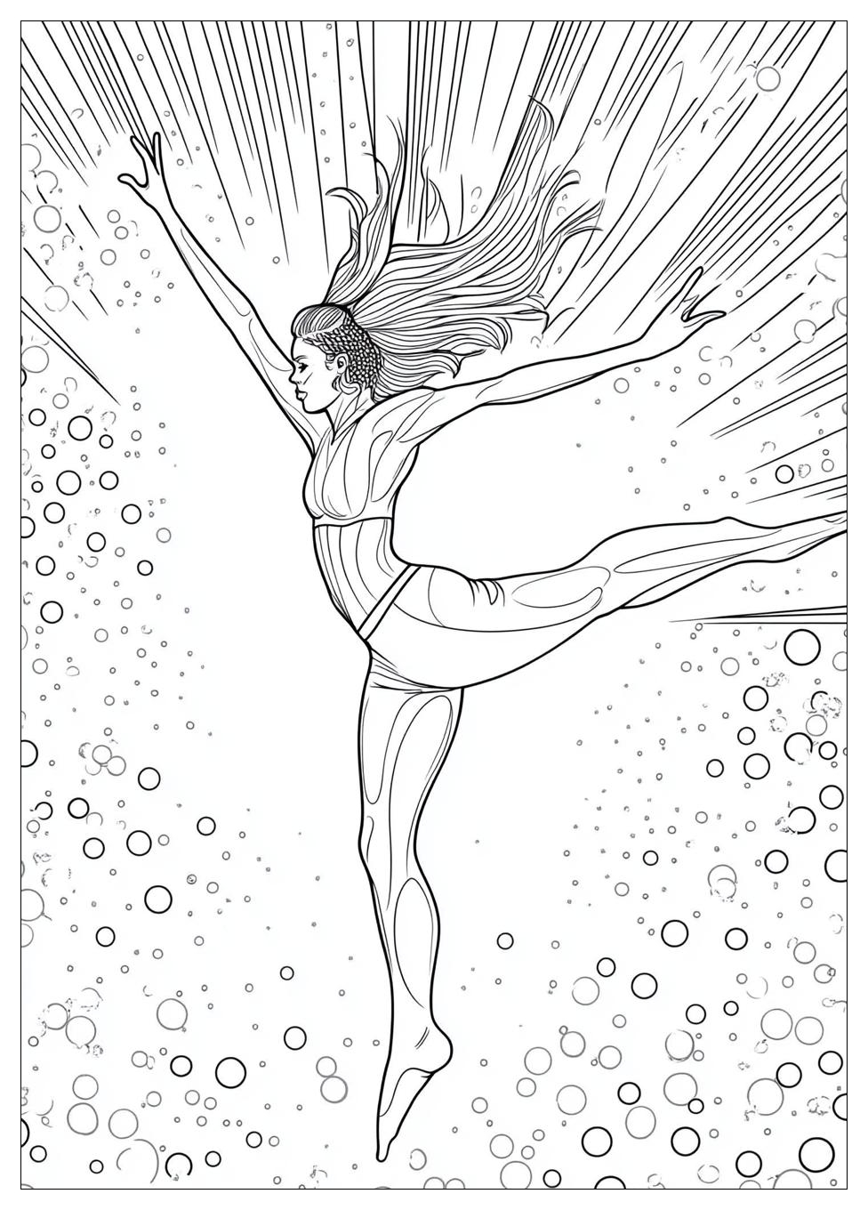 Free Printable Gymnastics Coloring Pages 19 Gymnastics Coloring Pages-19
