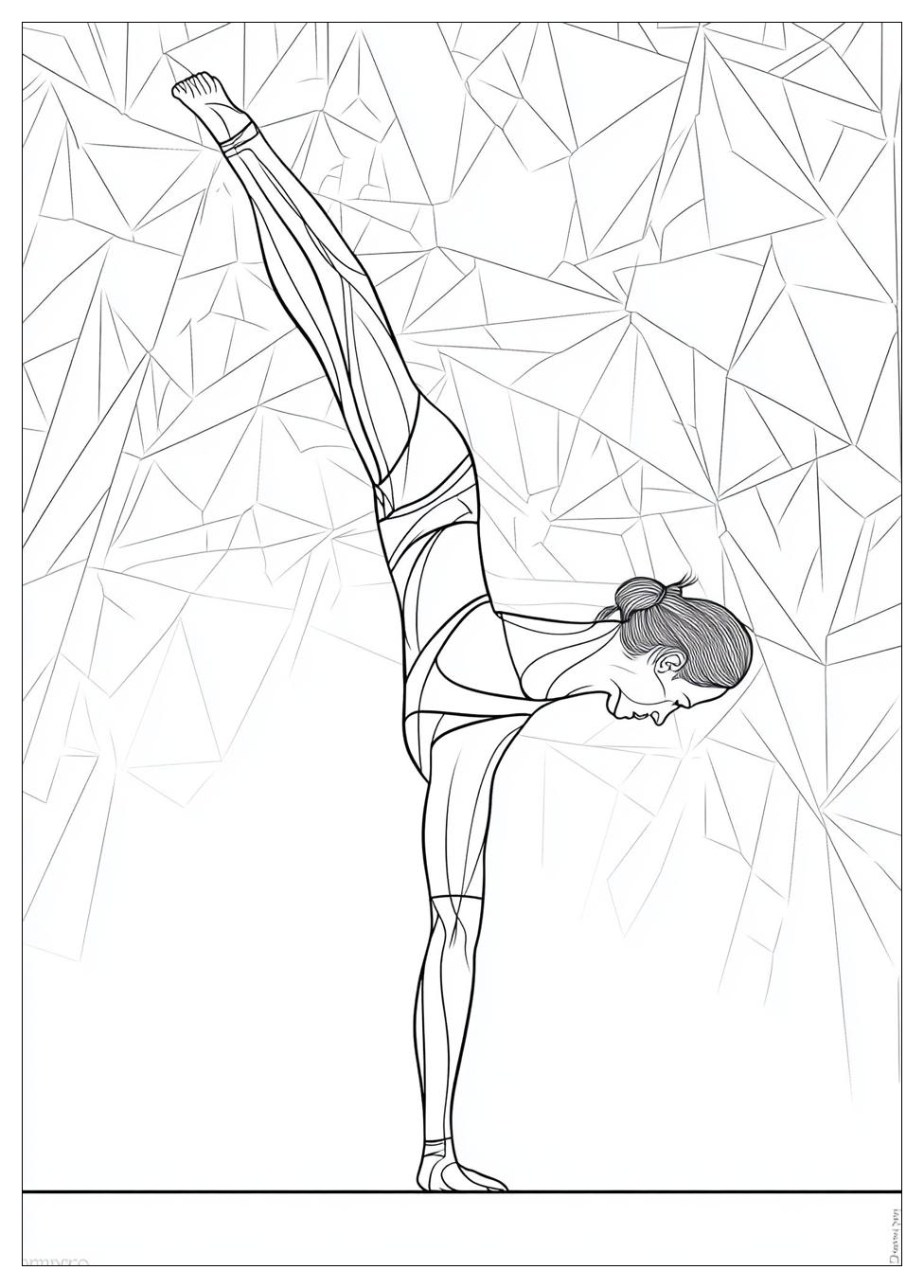 Free Printable Gymnastics Coloring Pages 2 Gymnastics Coloring Pages-2