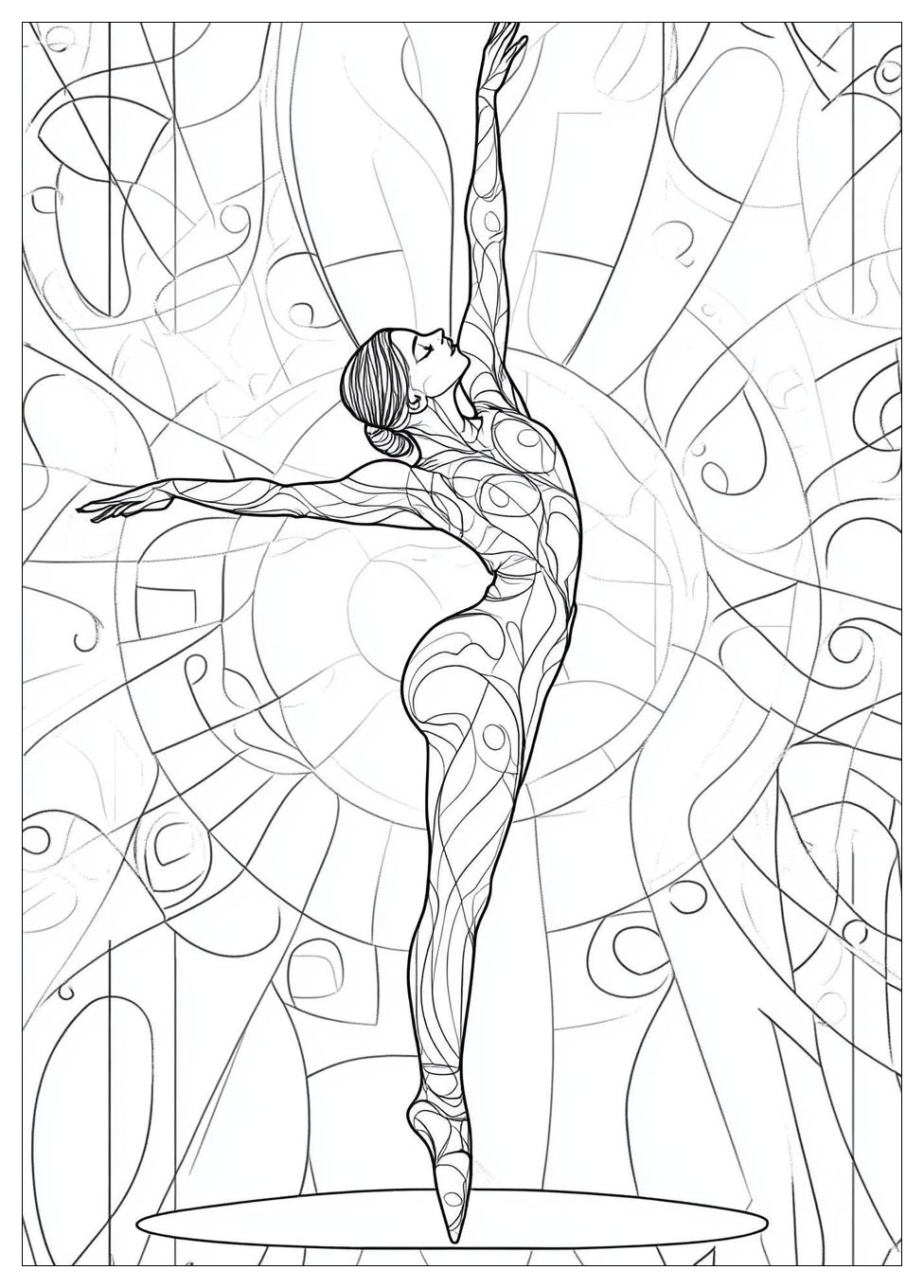 Free Printable Gymnastics Coloring Pages 20 Gymnastics Coloring Pages-20