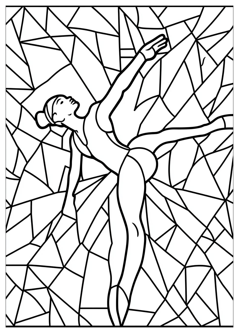 Free Printable Gymnastics Coloring Pages 4 Gymnastics Coloring Pages-4