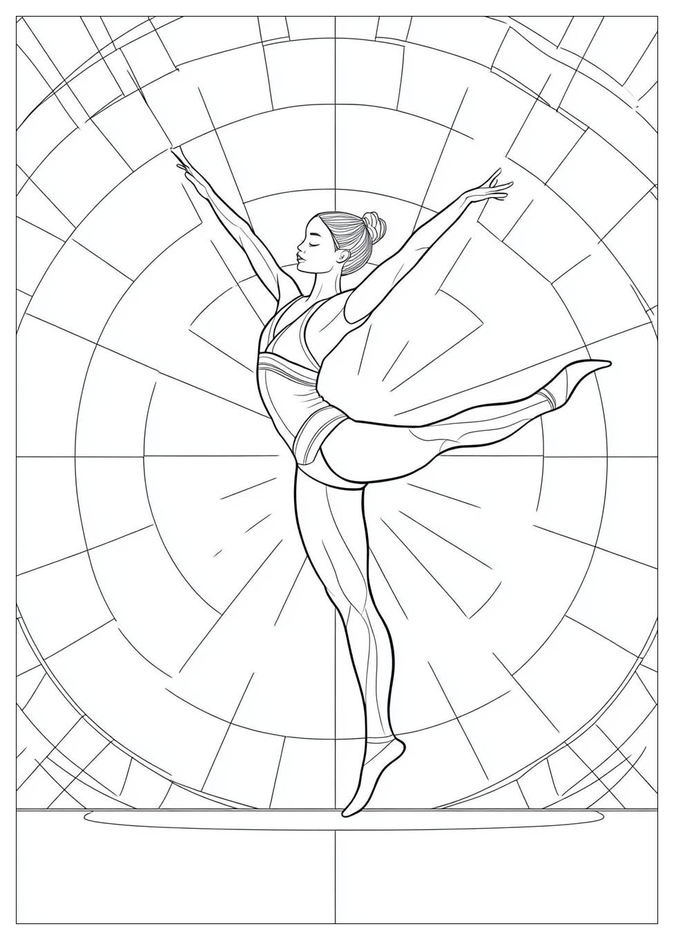 Free Printable Gymnastics Coloring Pages 6 Gymnastics Coloring Pages-6