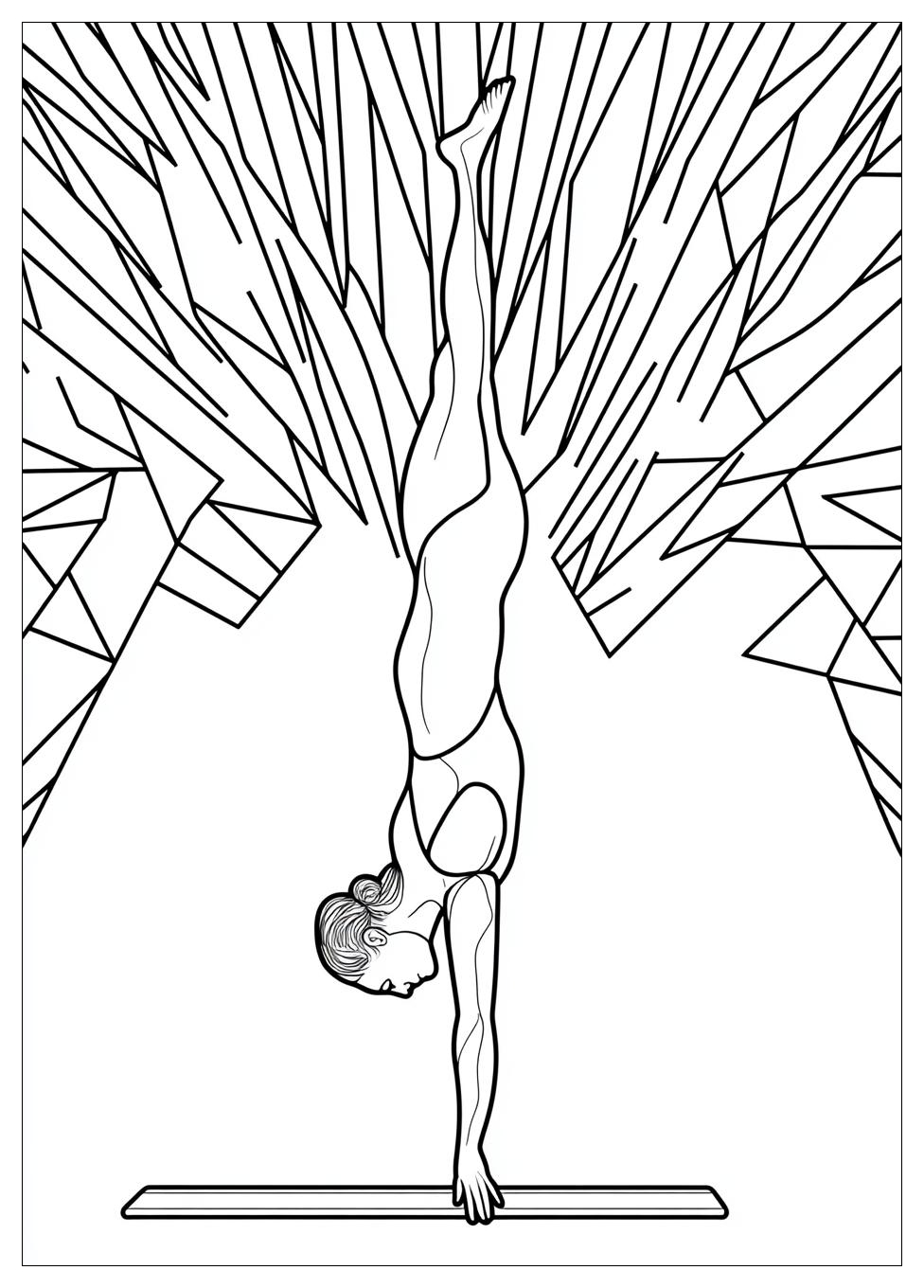 Free Printable Gymnastics Coloring Pages 8 Gymnastics Coloring Pages-8