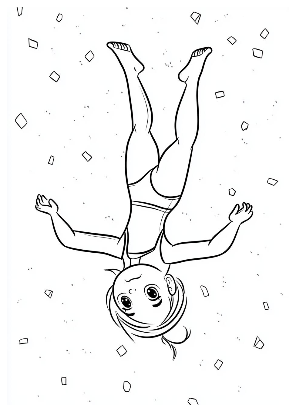 Free Printable Gymnastics Coloring Pages 9 Gymnastics Coloring Pages-9