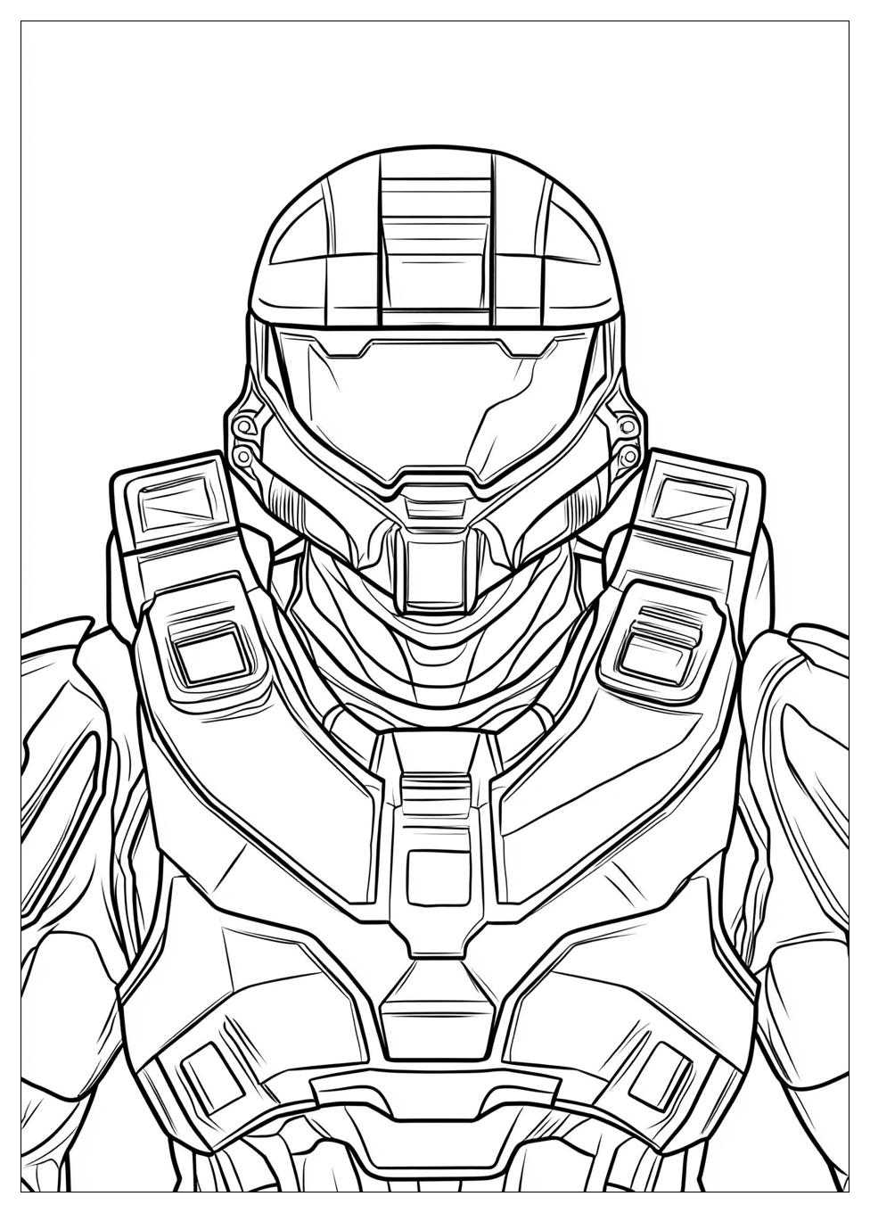 Halo Coloring Pages-1