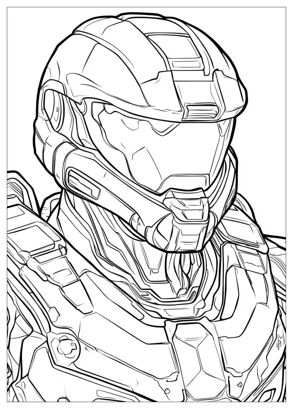 Halo Coloring Pages-13