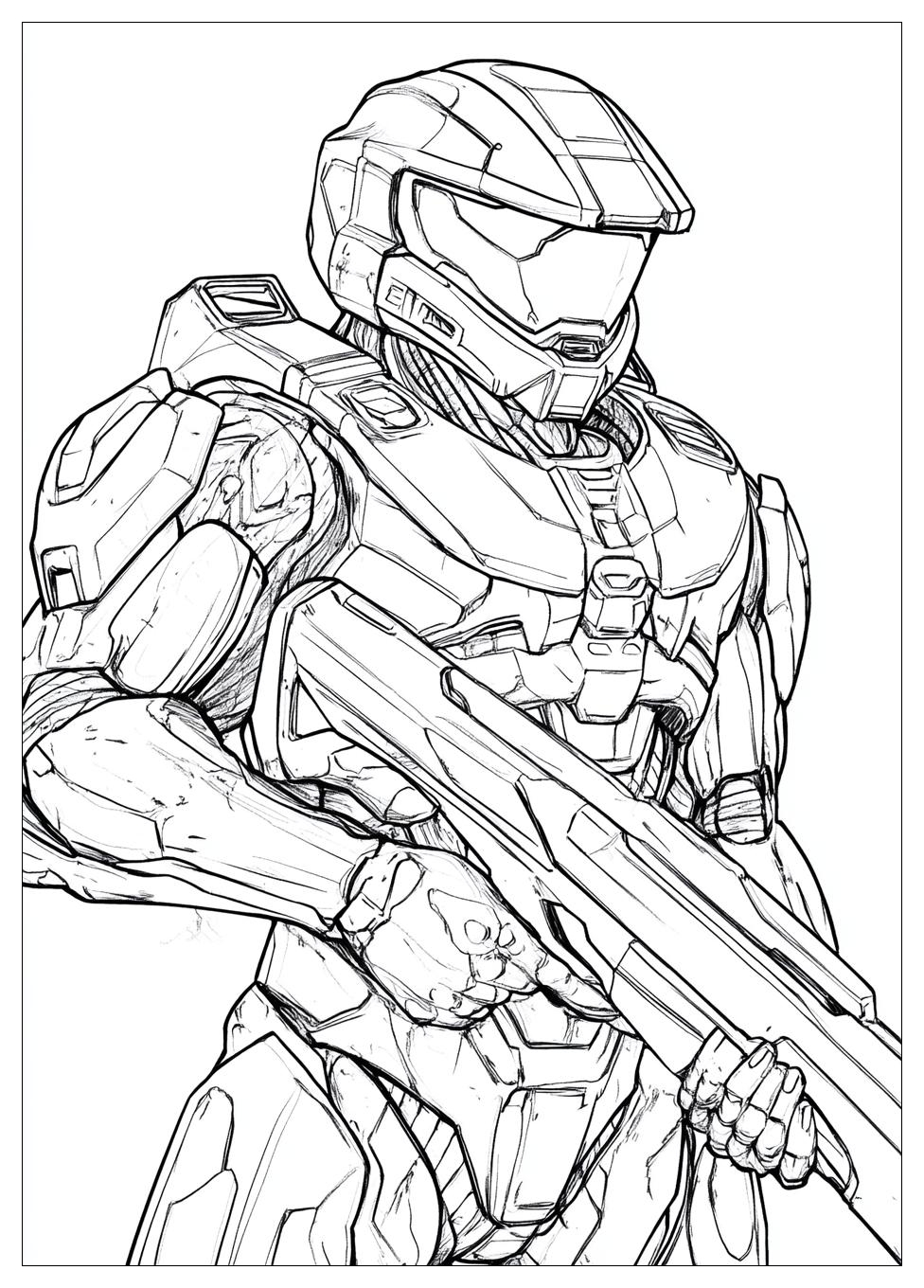 Halo Coloring Pages-14