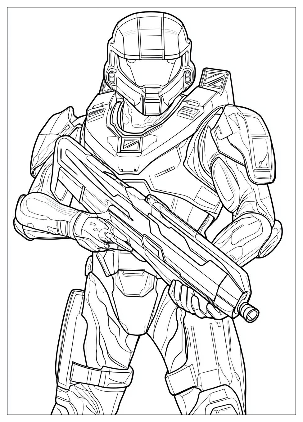 Halo Coloring Pages-16