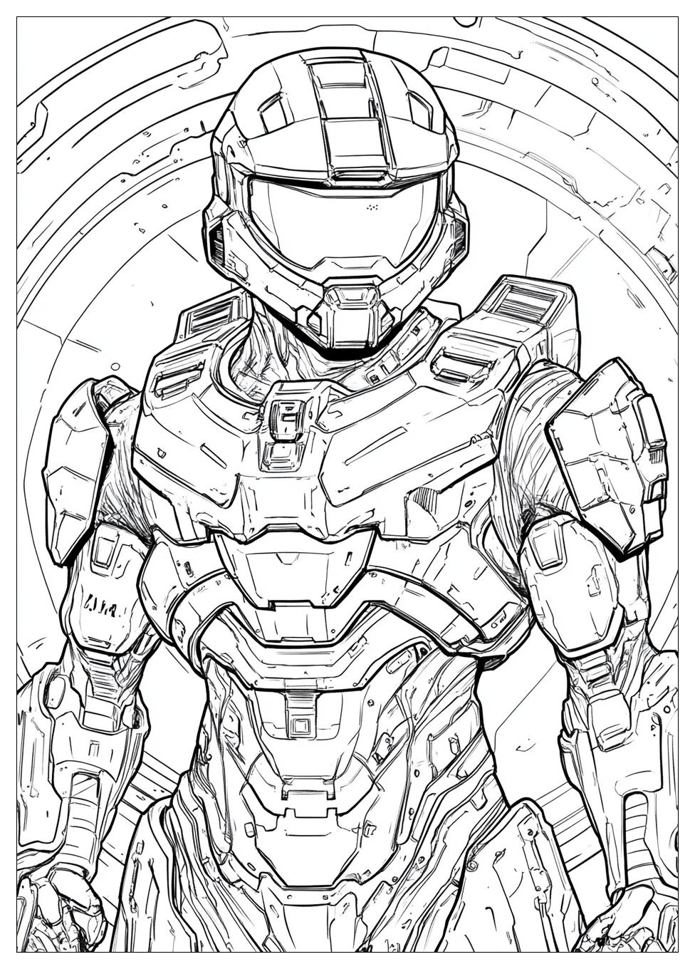 Halo Coloring Pages-17