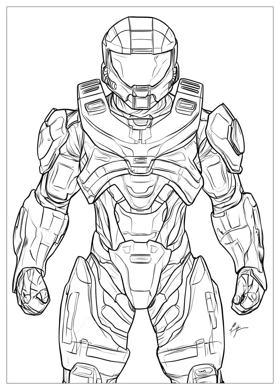 Halo Coloring Pages-19