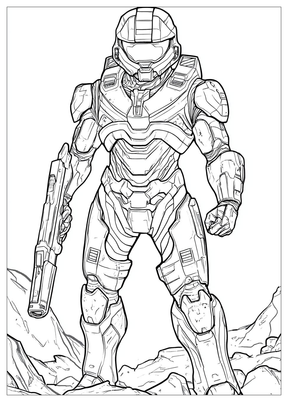 Halo Coloring Pages-4