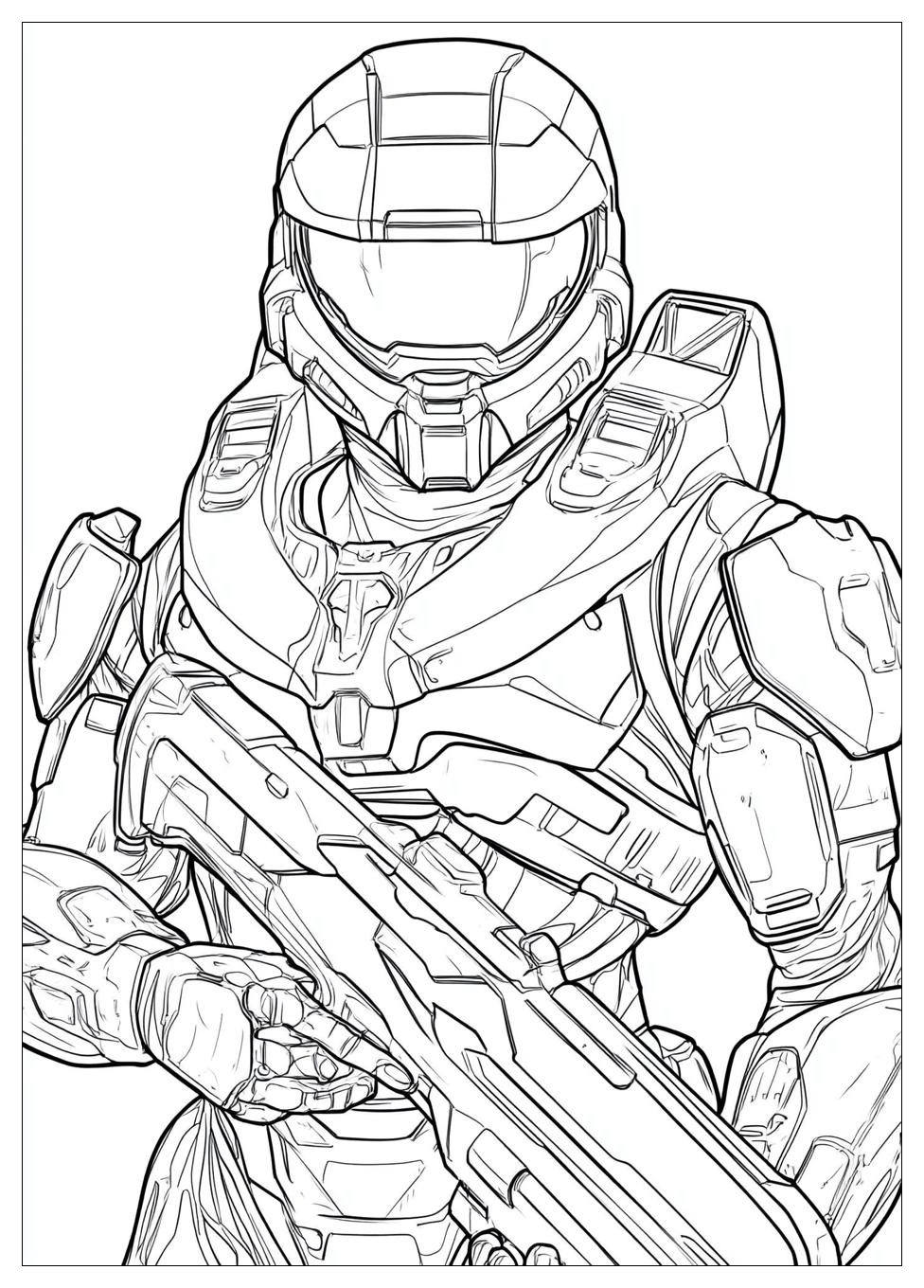 Halo Coloring Pages-7