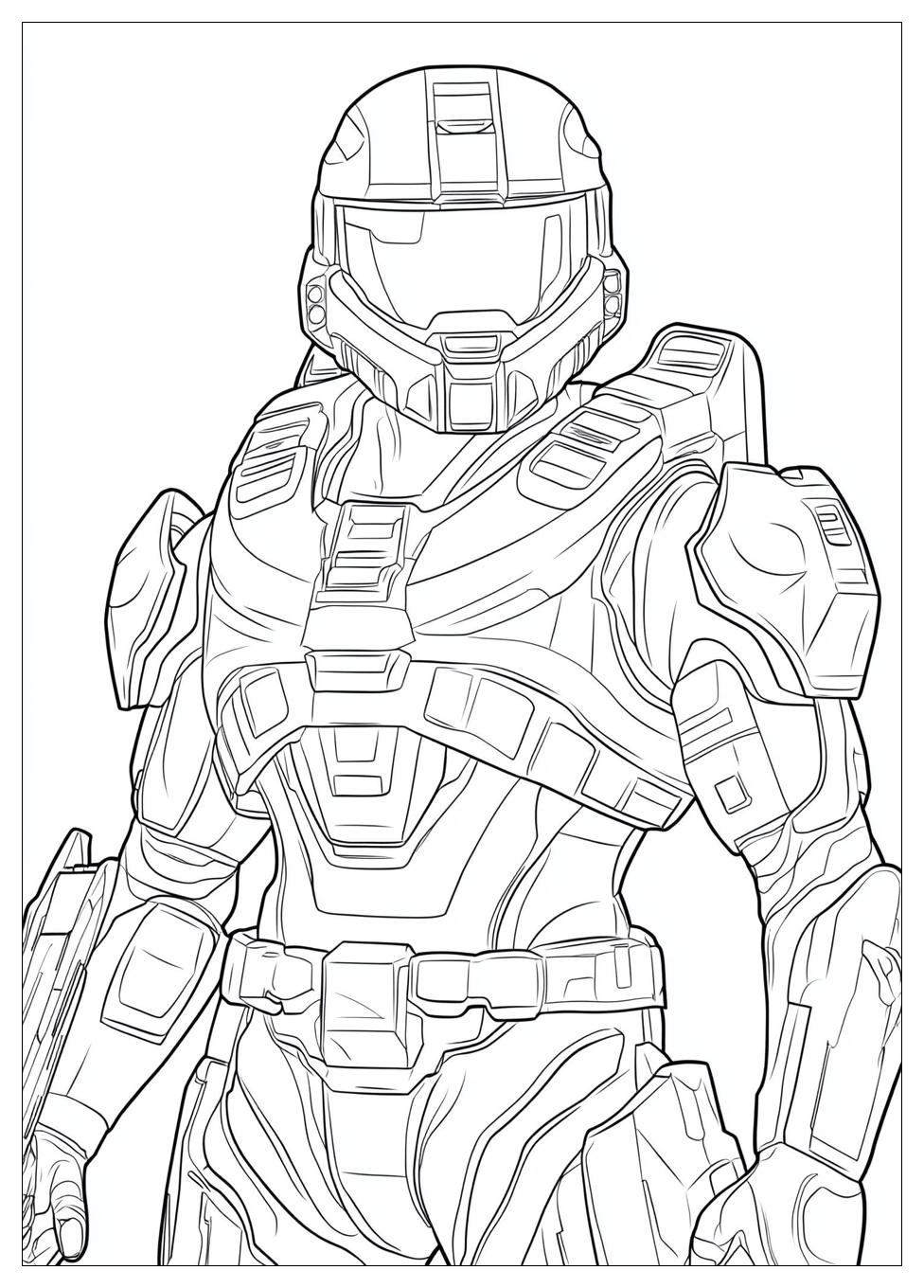 Halo Coloring Pages-8