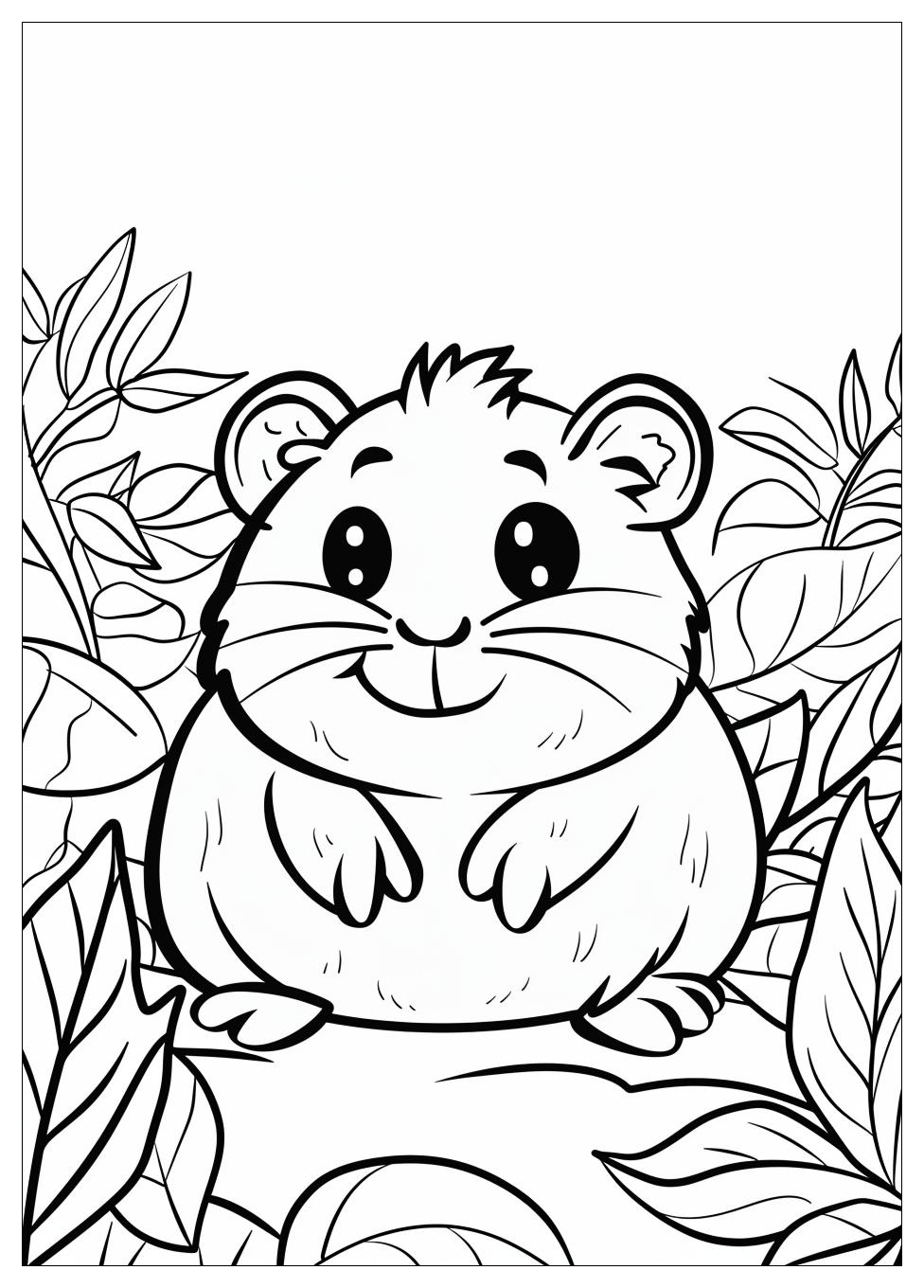 Hamster Coloring Pages-1