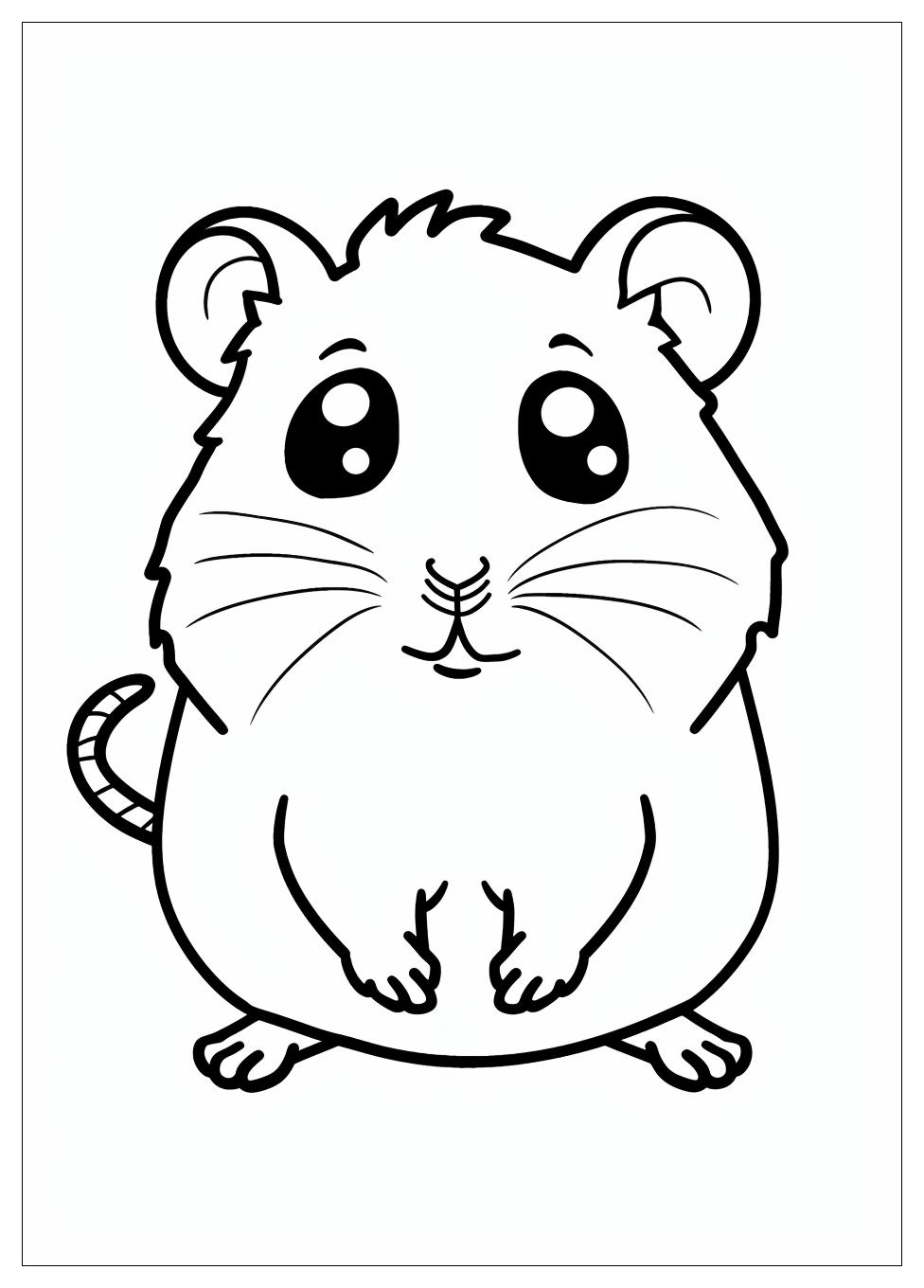 Hamster Coloring Pages-10