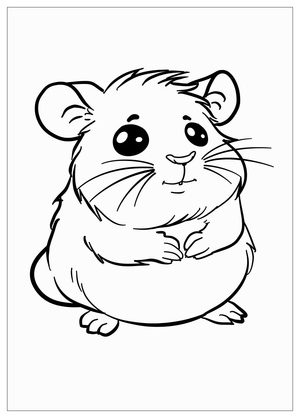 Hamster Coloring Pages-11