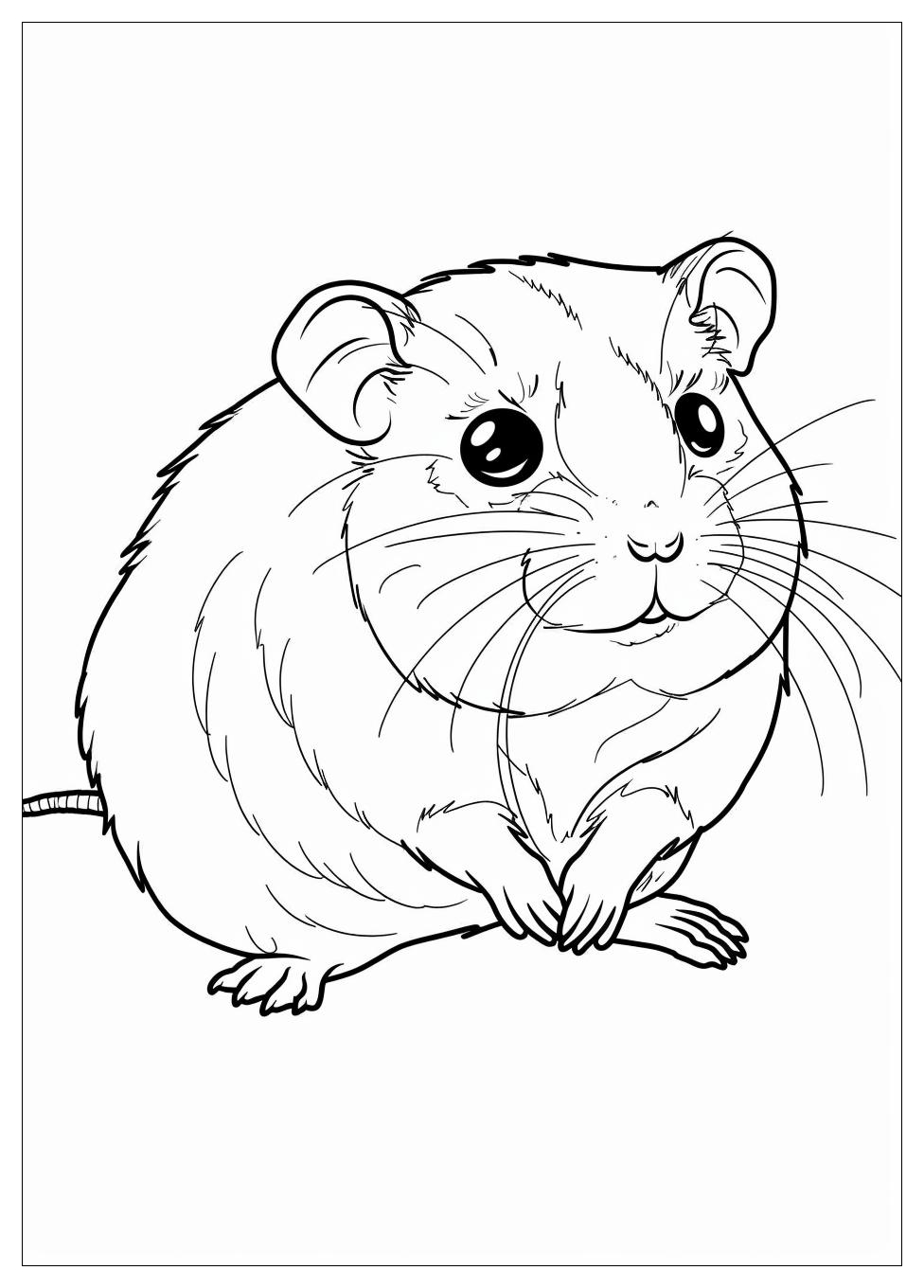 Hamster Coloring Pages-13