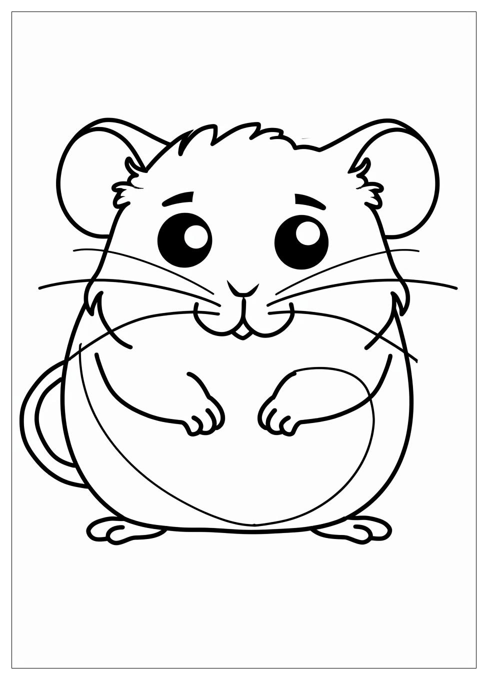 Hamster Coloring Pages-2