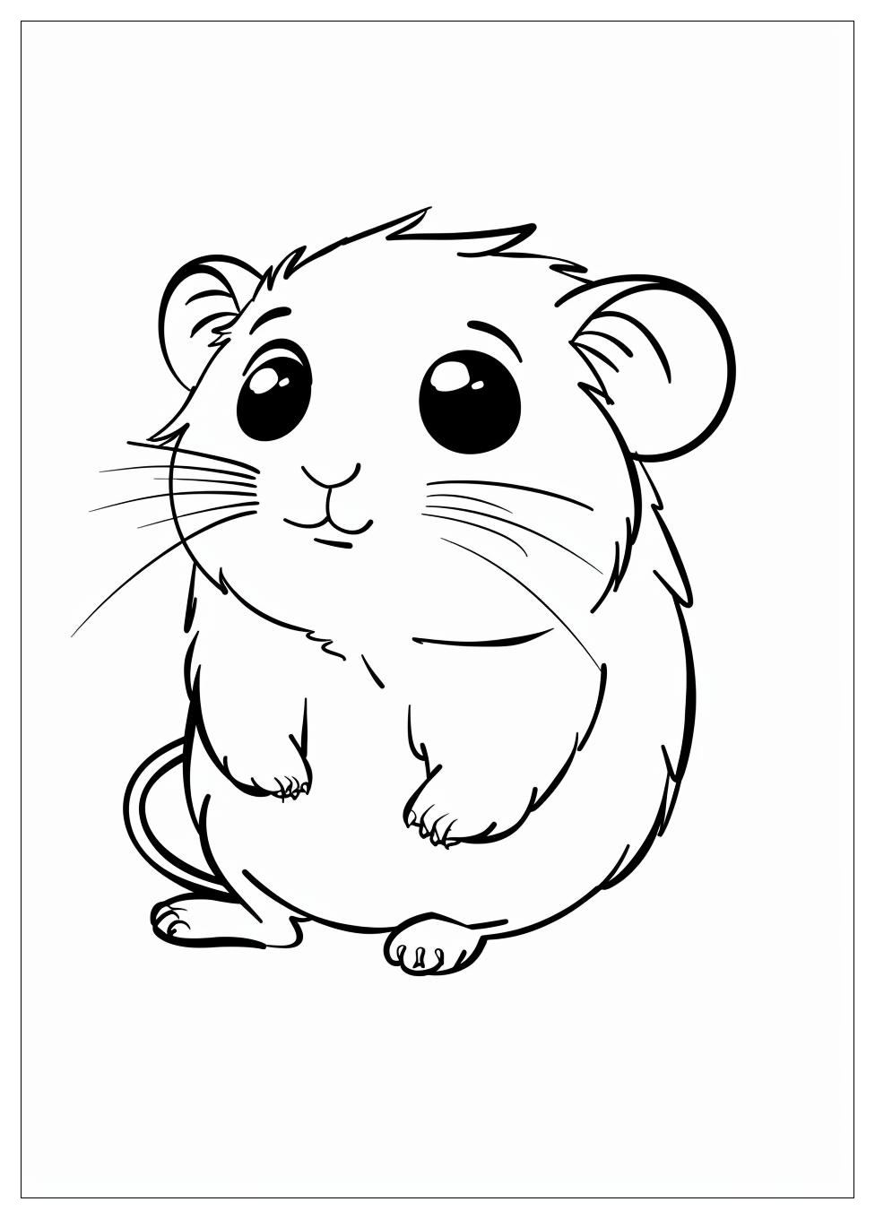 Hamster Coloring Pages-4