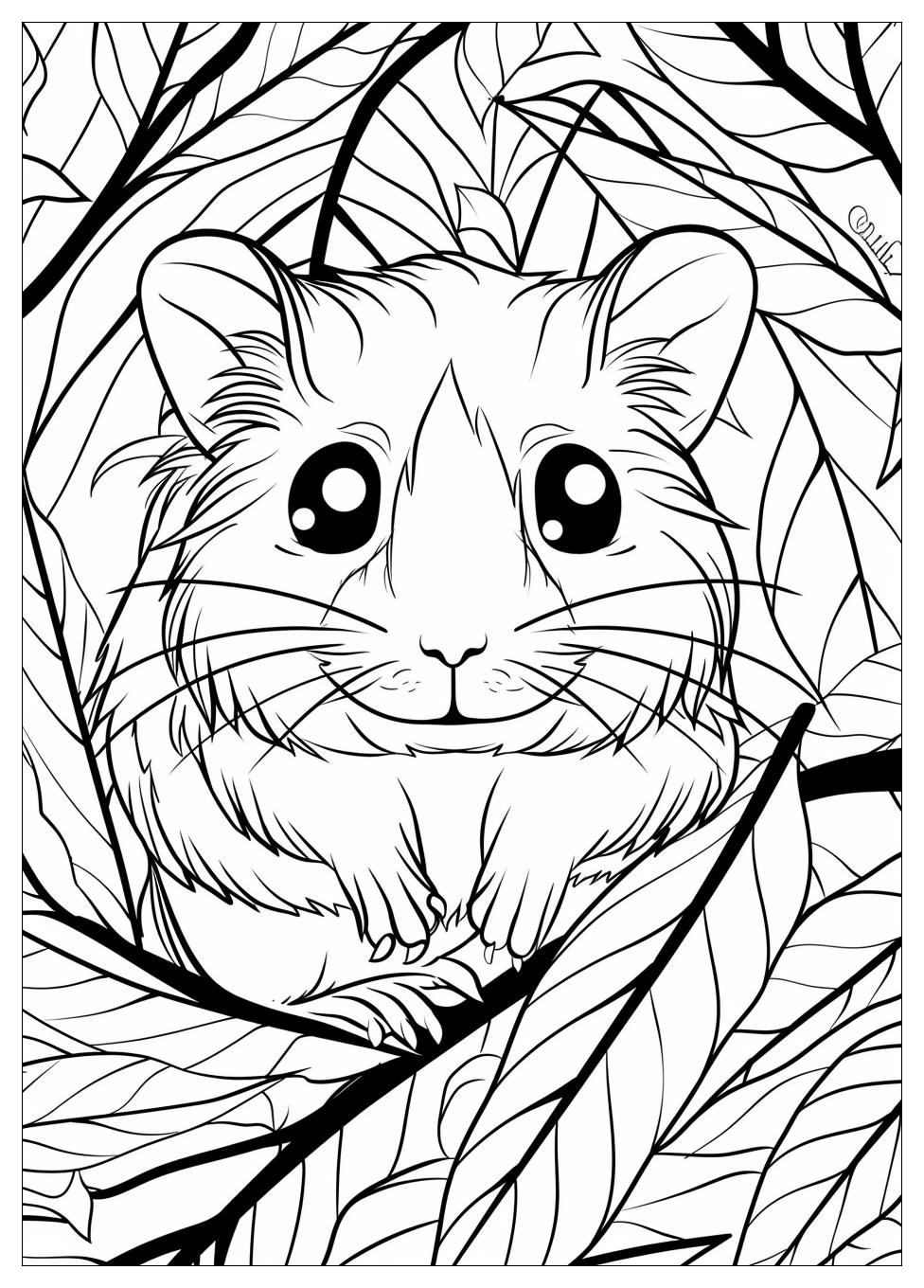 Hamster Coloring Pages-5