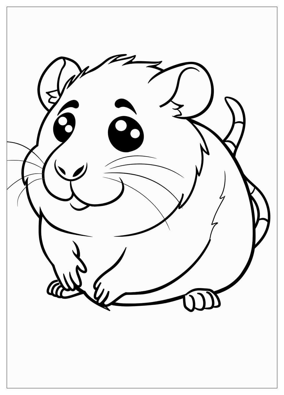 Hamster Coloring Pages-6