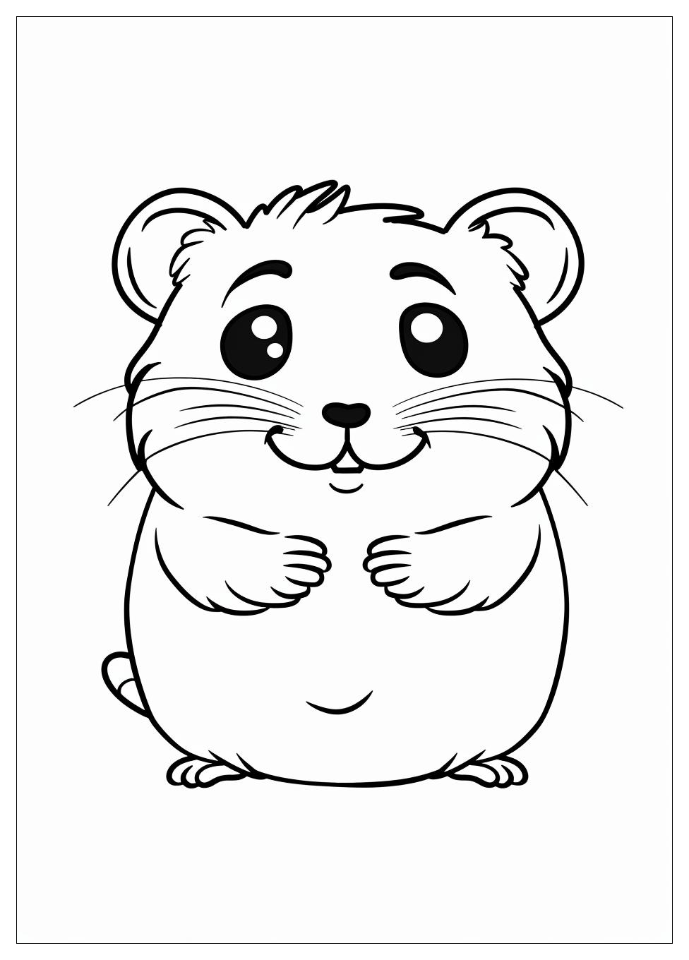 Hamster Coloring Pages-7