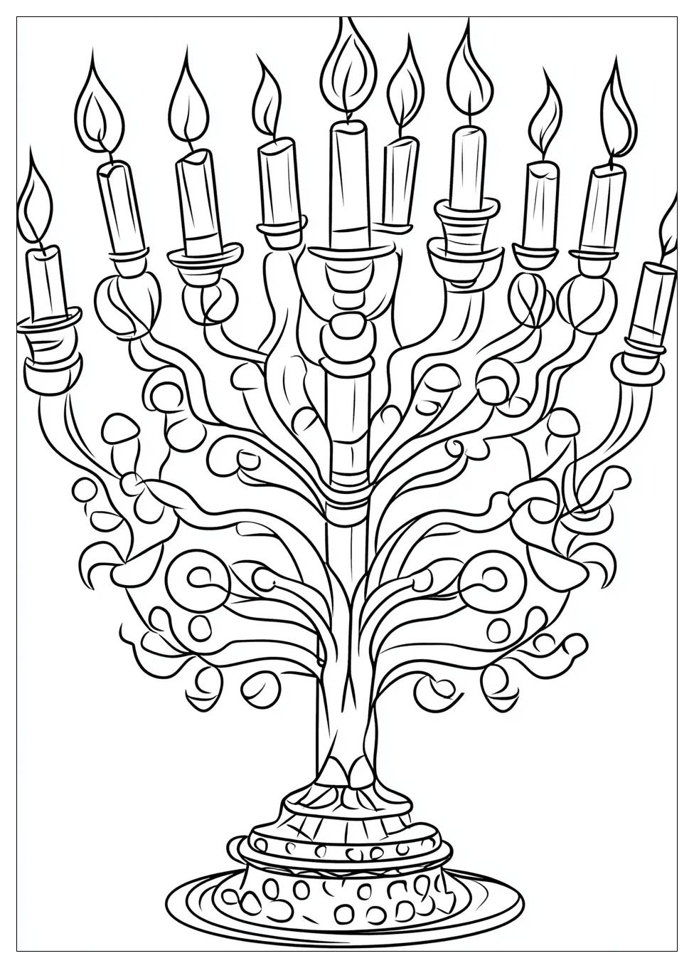 Free Printable Hanukkah Coloring Pages 1 Hanukkah Coloring Pages-1