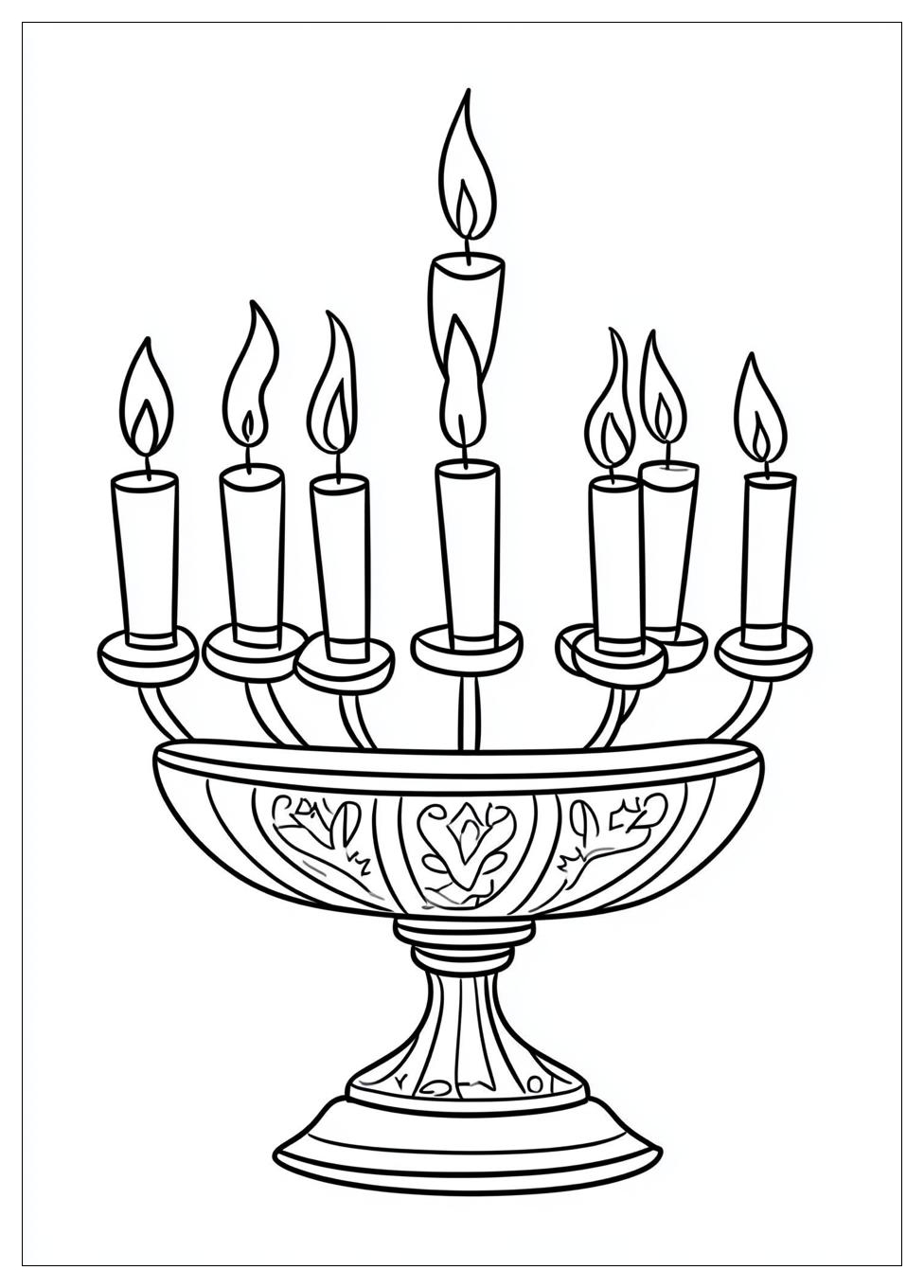 Free Printable Hanukkah Coloring Pages 3 Hanukkah Coloring Pages-3