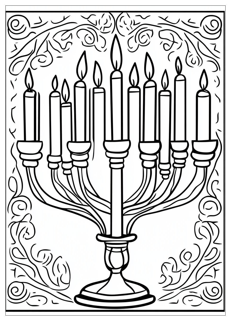 Free Printable Hanukkah Coloring Pages 5 Hanukkah Coloring Pages-5