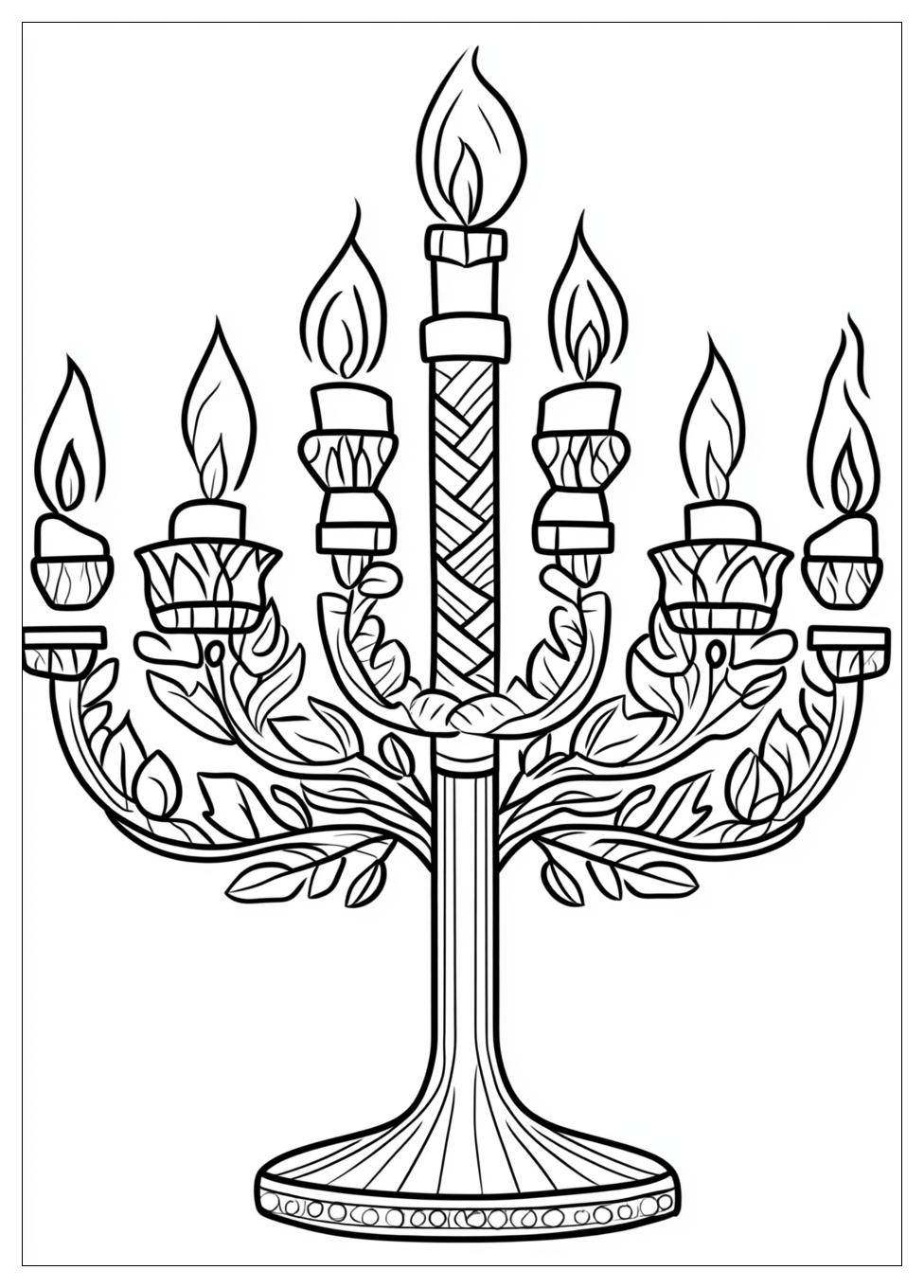 Free Printable Hanukkah Coloring Pages 7 Hanukkah Coloring Pages-7